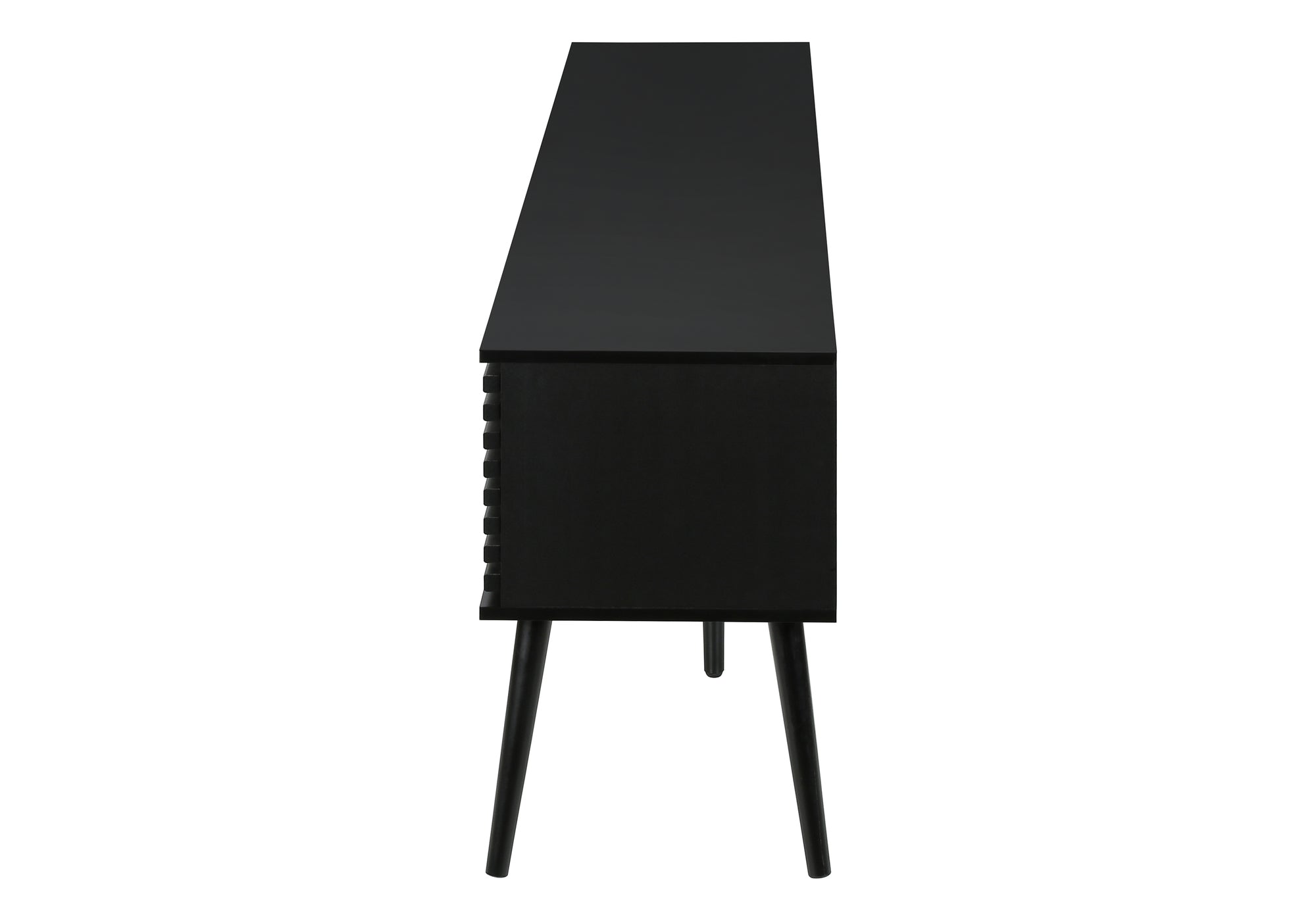 MEUBLE TV - 72"L / NOIR AVEC 2 PORTES – I 2783