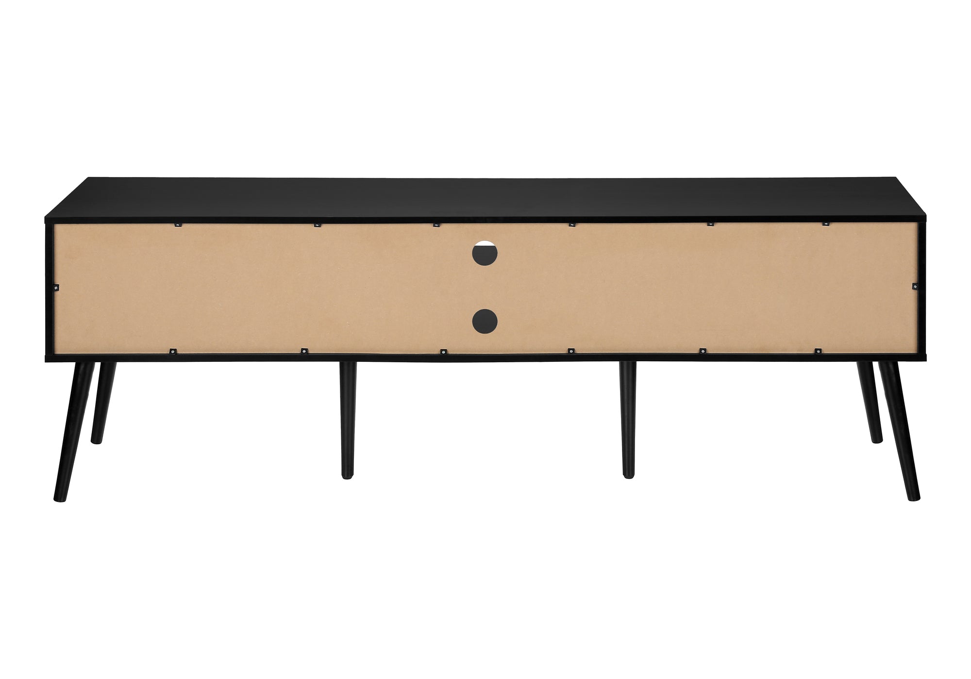 MEUBLE TV - 72"L / NOIR AVEC 2 PORTES – I 2783