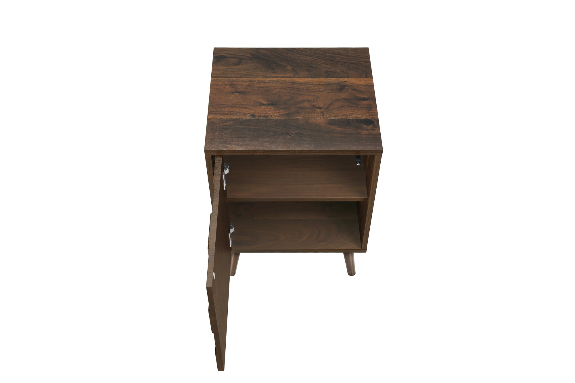 TABLE DE CHEVET - 23"H / NOYER FONCE – I 2788.