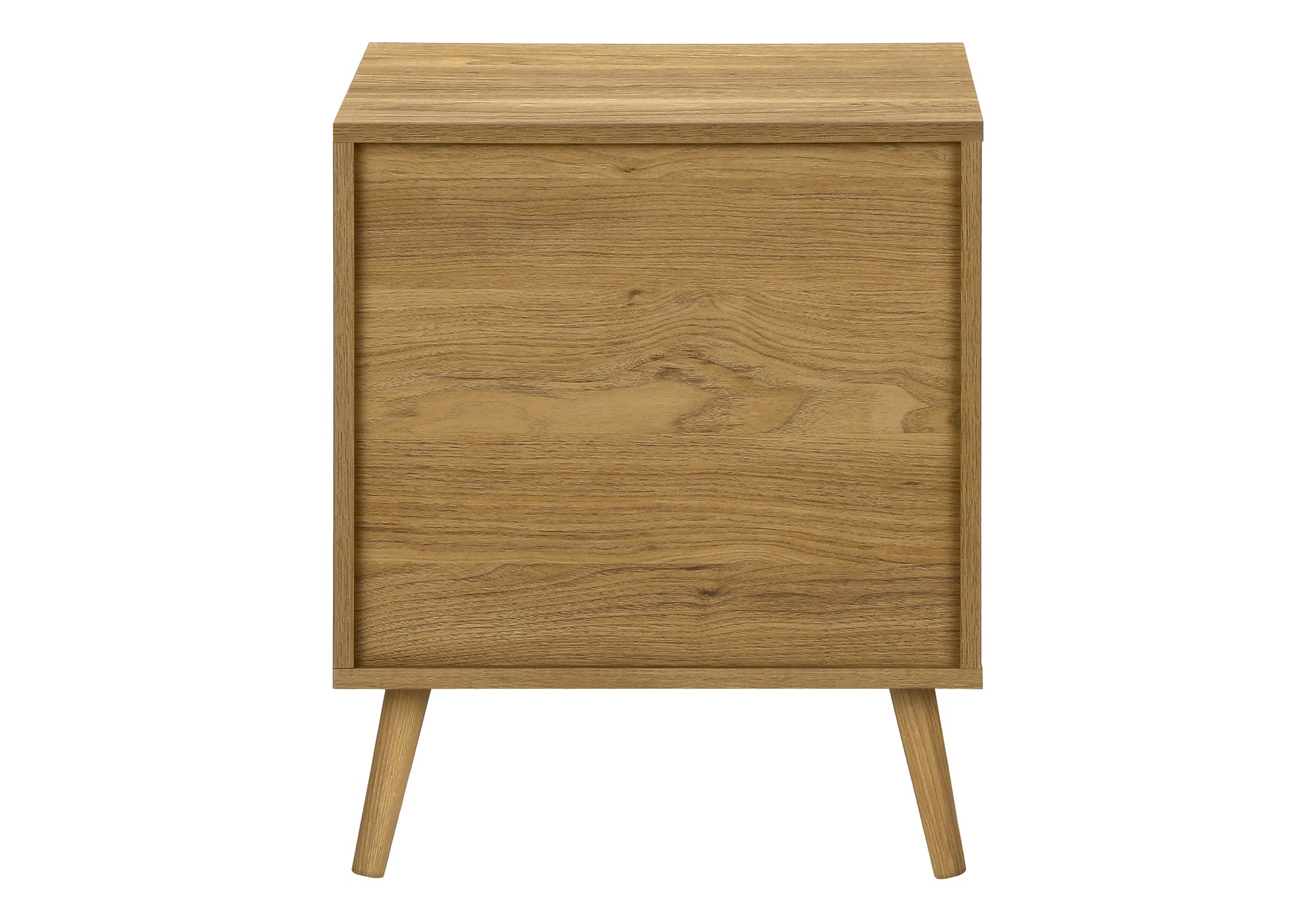 TABLE D'APPOINT - 23"H / ASPECT JONC DE MER / NOYER PALE – I 2794