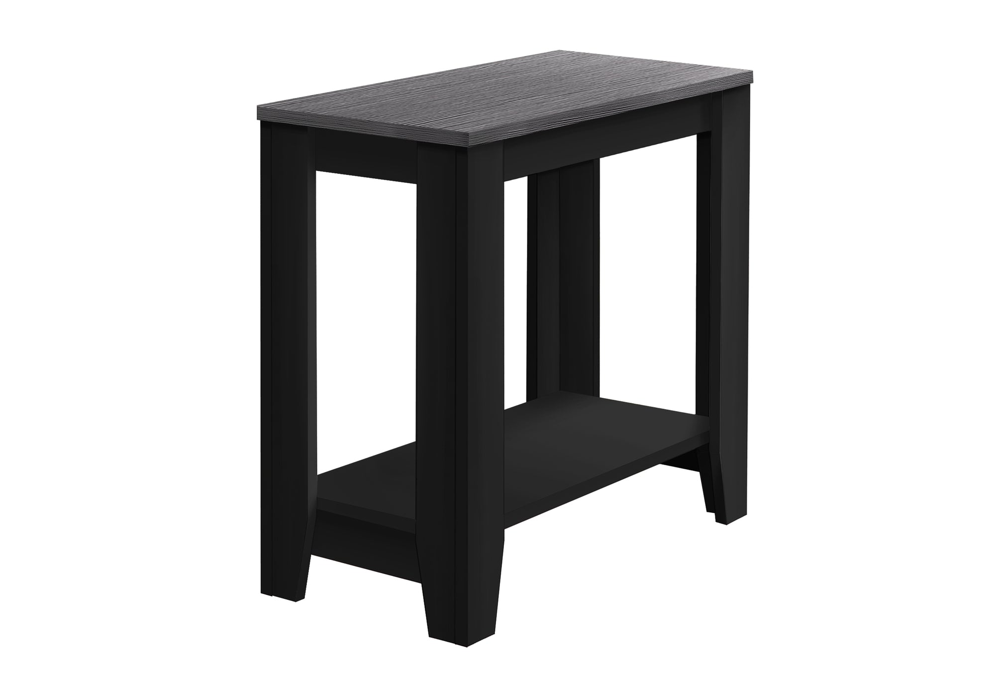TABLE DE CHEVET - NOIR / DESSUS GRIS – I 3134.