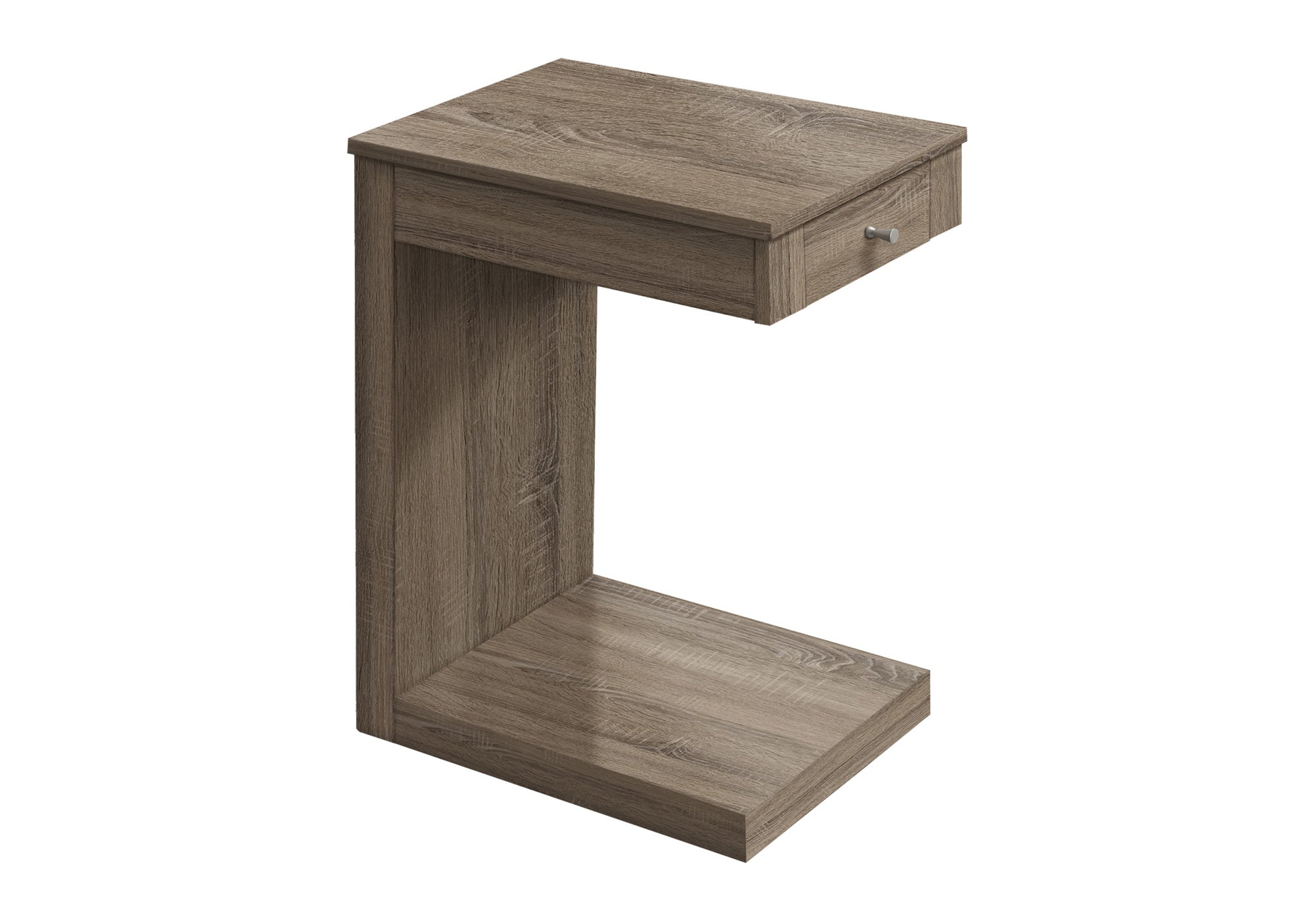 TABLE DE CHEVET - TAUPE FONCE AVEC UN TIROIR – I 3191.