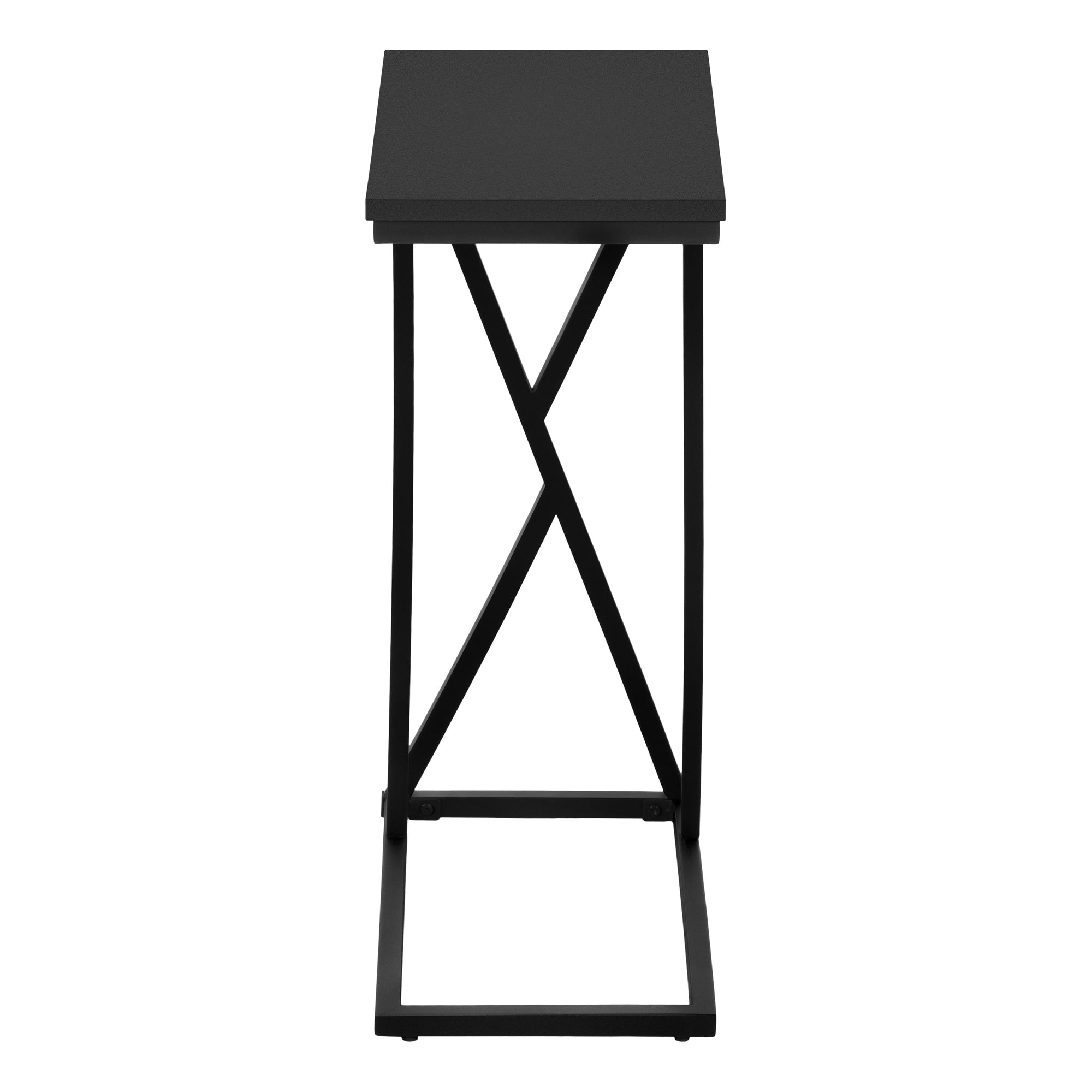 TABLE DE CHEVET - 25"H / NOIR / METAL NOIR – I 3247.
