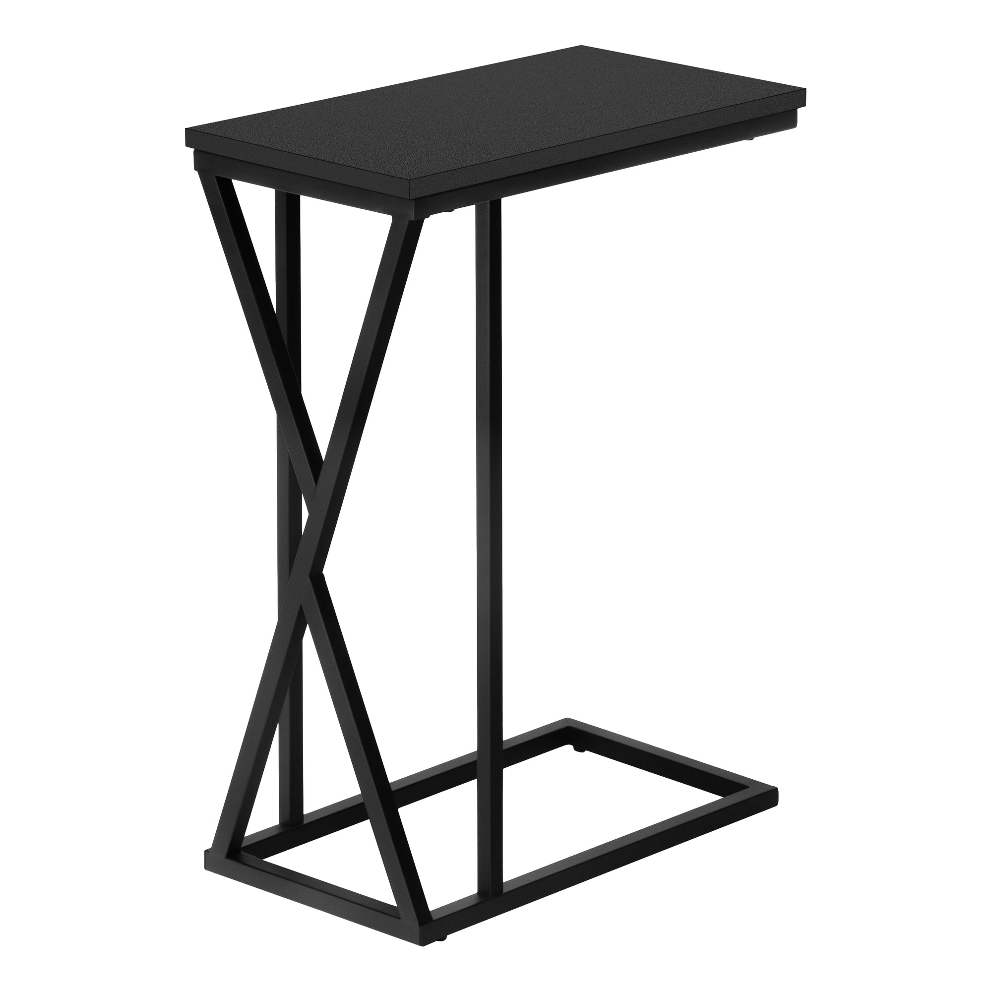 TABLE DE CHEVET - 25"H / NOIR / METAL NOIR – I 3247.