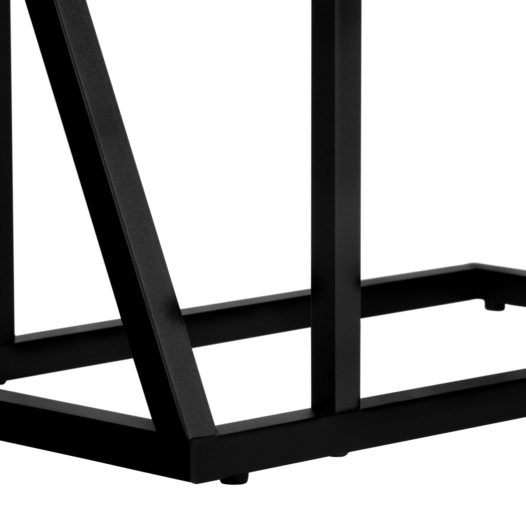 TABLE DE CHEVET - 25"H / NOIR / METAL NOIR – I 3247.