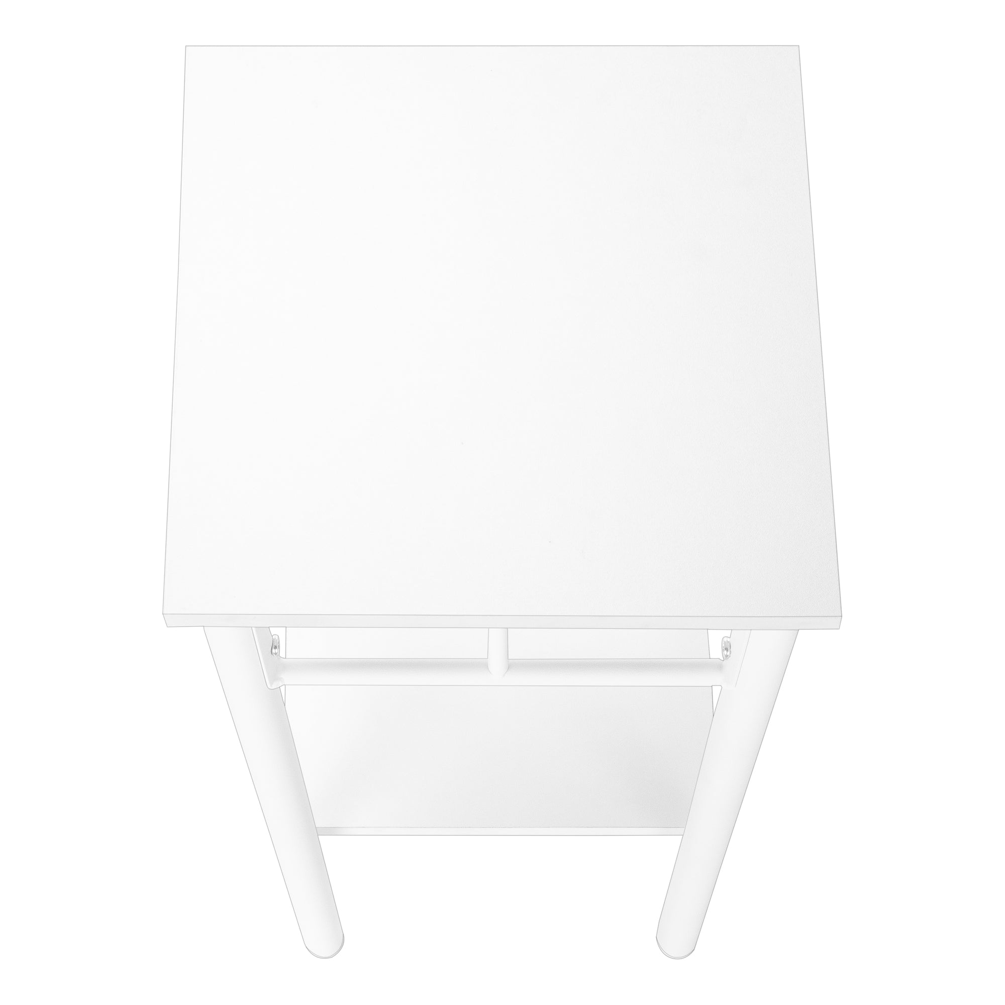 TABLE D'APPOINT - 28"H / BLANC / METAL BLANC – I 3279.