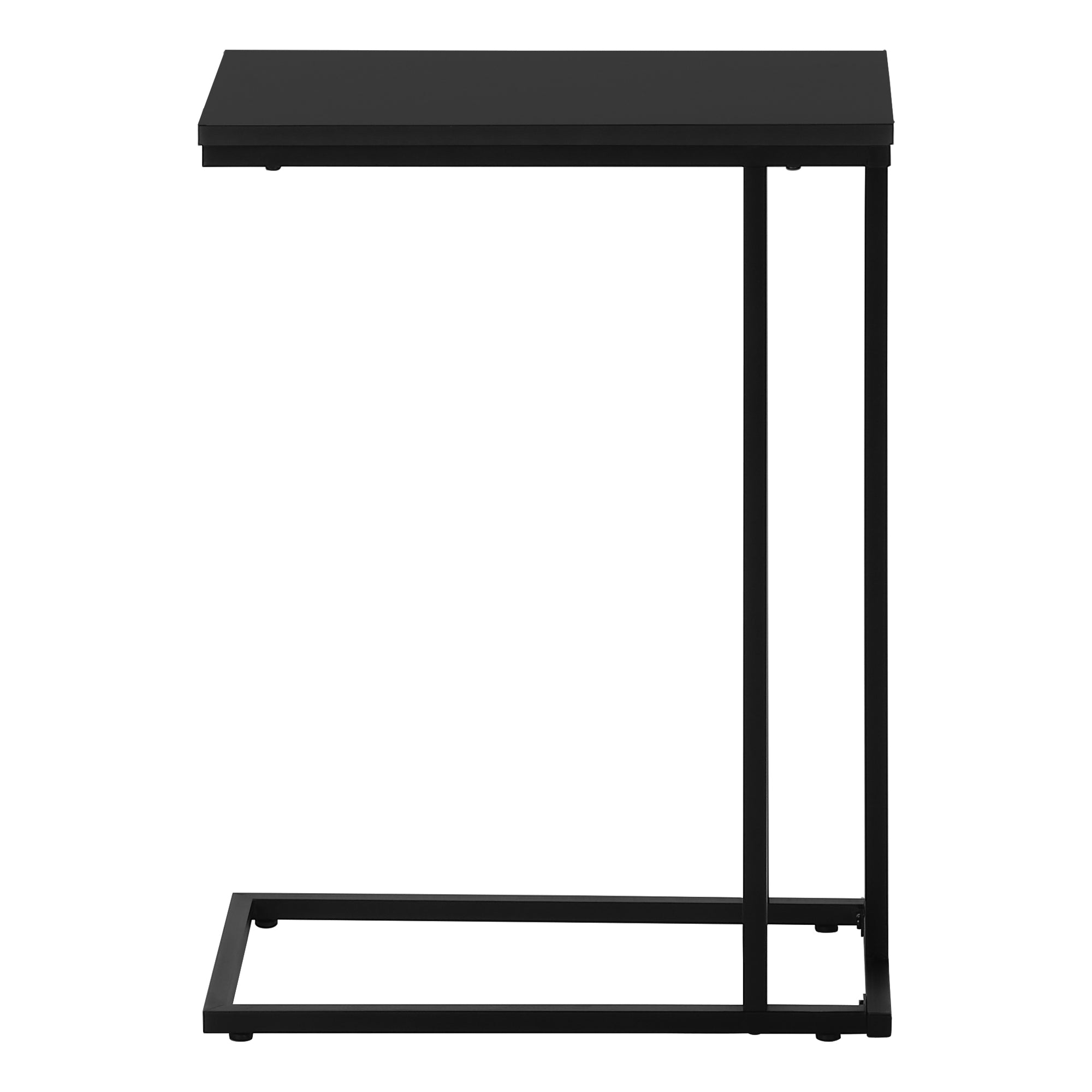 TABLE DE CHEVET - 25"H / NOIR / METAL NOIR – I 3467.