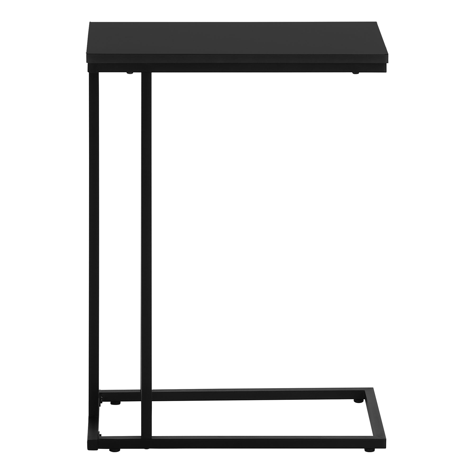TABLE DE CHEVET - 25"H / NOIR / METAL NOIR – I 3467.