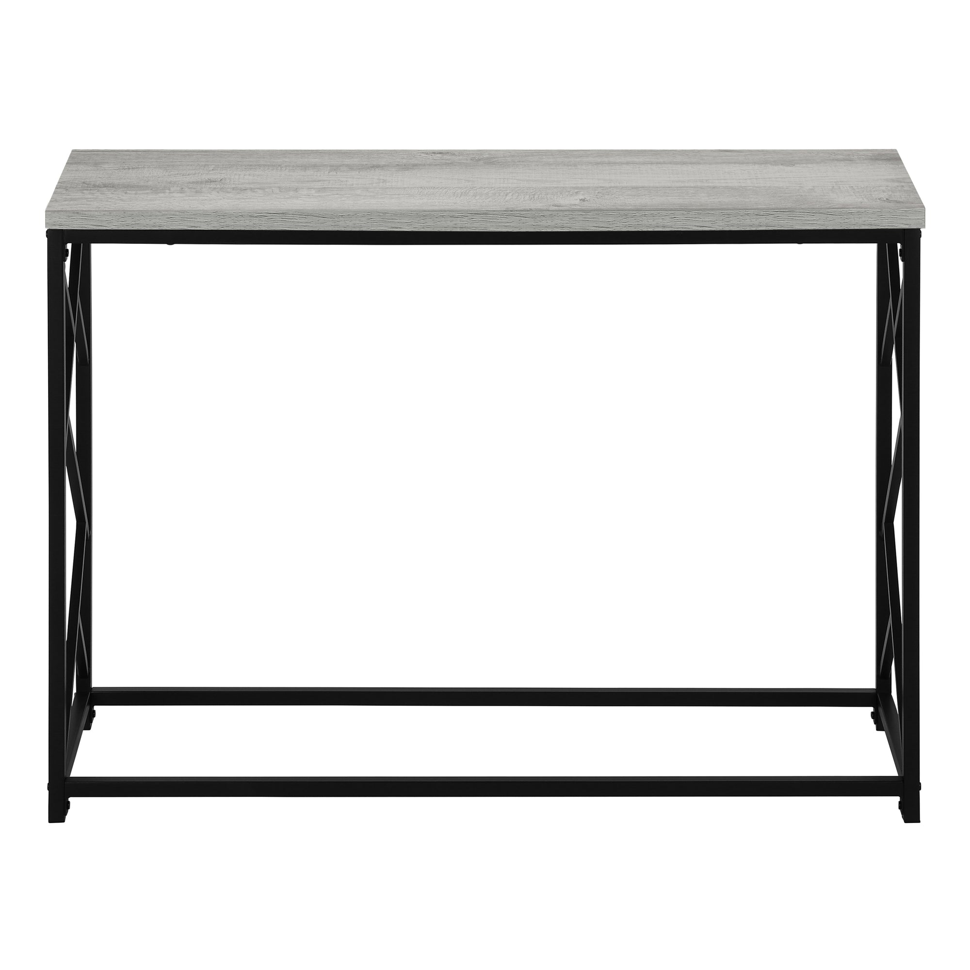 TABLE D'APPOINT - 44"L / CONSOLE D'ENTREE GRIS / NOIR – I 3532.