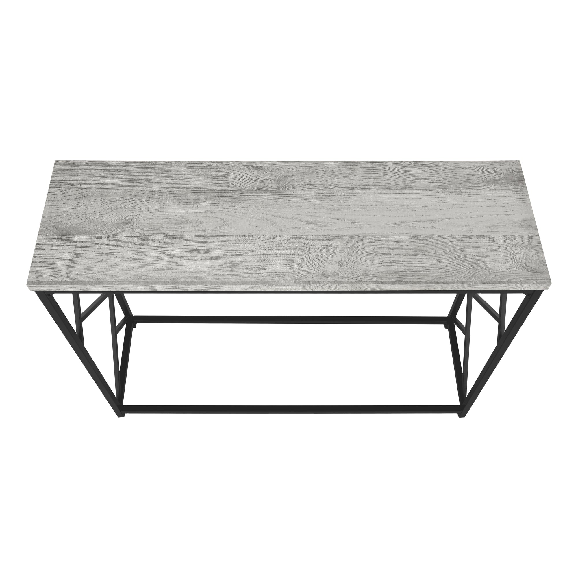 TABLE D'APPOINT - 44"L / CONSOLE D'ENTREE GRIS / NOIR – I 3532.