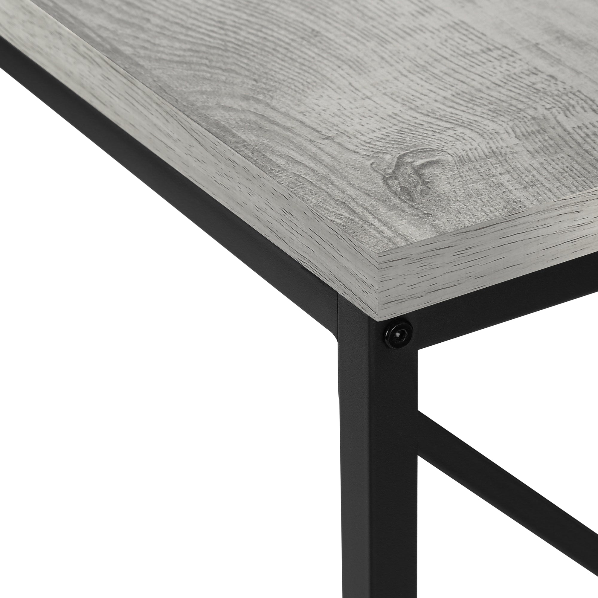 TABLE D'APPOINT - 44"L / CONSOLE D'ENTREE GRIS / NOIR – I 3532.