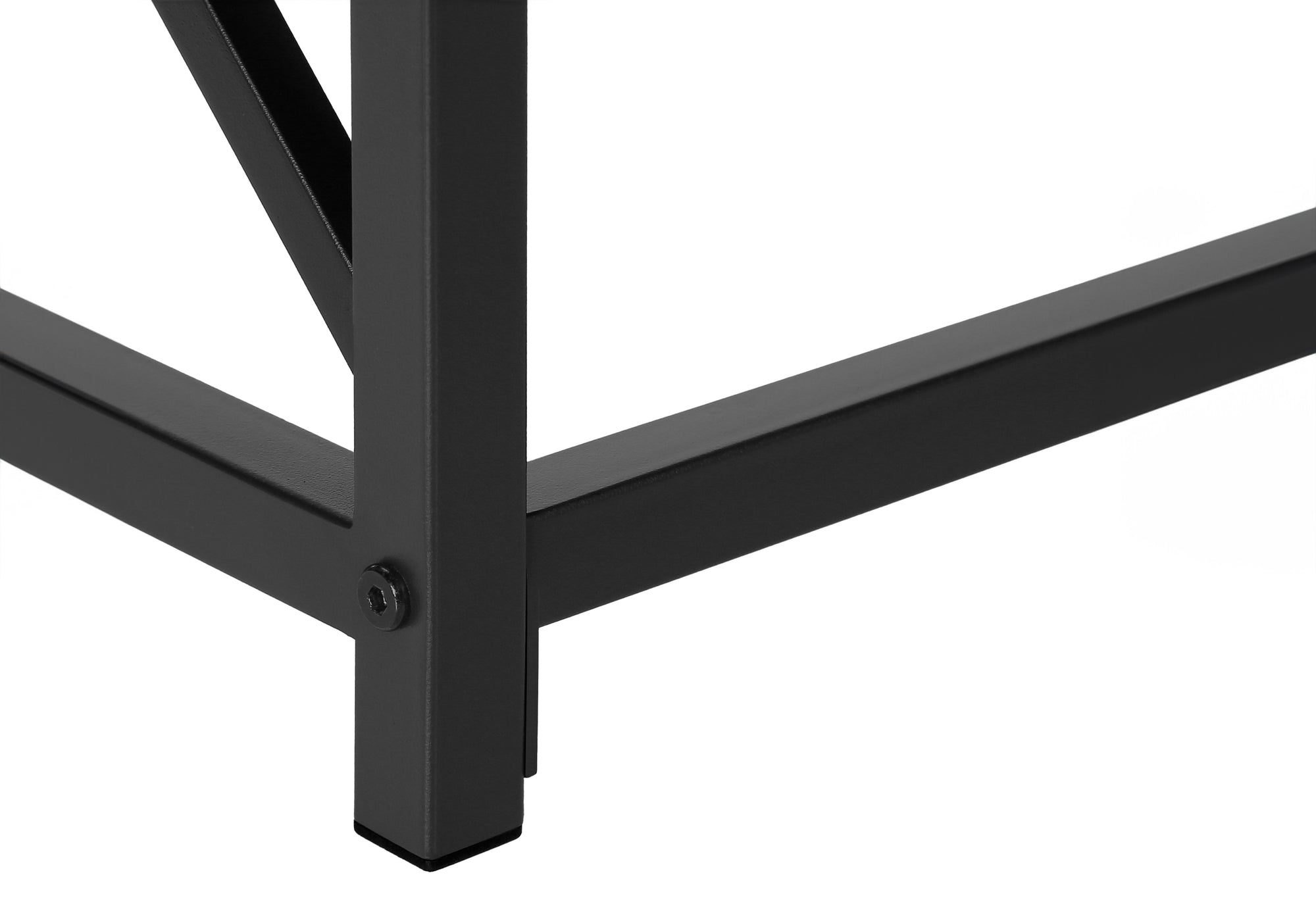 TABLE D'APPOINT - 44"L / CONSOLE D'ENTREE TAUPE / NOIR – I 3533.