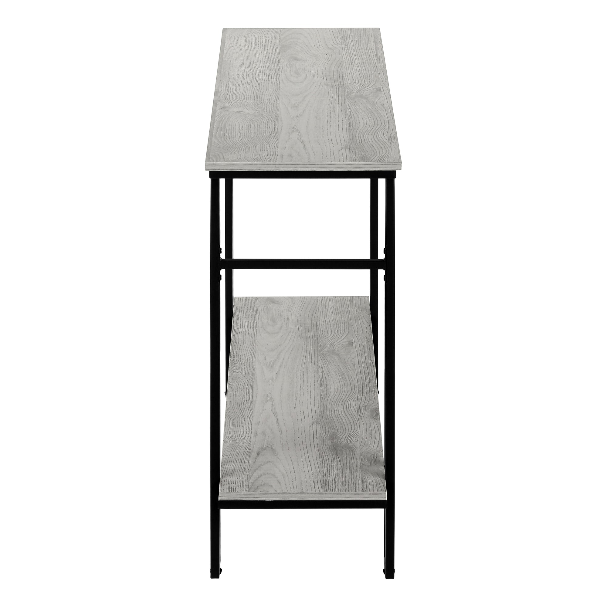 TABLE D'APPOINT - 48"L / CONSOLE D'ENTREE GRIS / NOIR – I 3576.