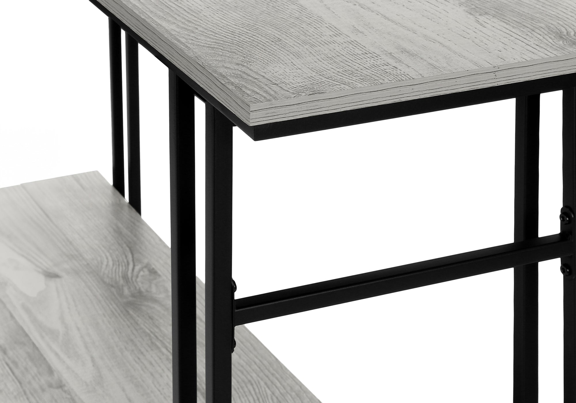 TABLE D'APPOINT - 48"L / CONSOLE D'ENTREE GRIS / NOIR – I 3576.