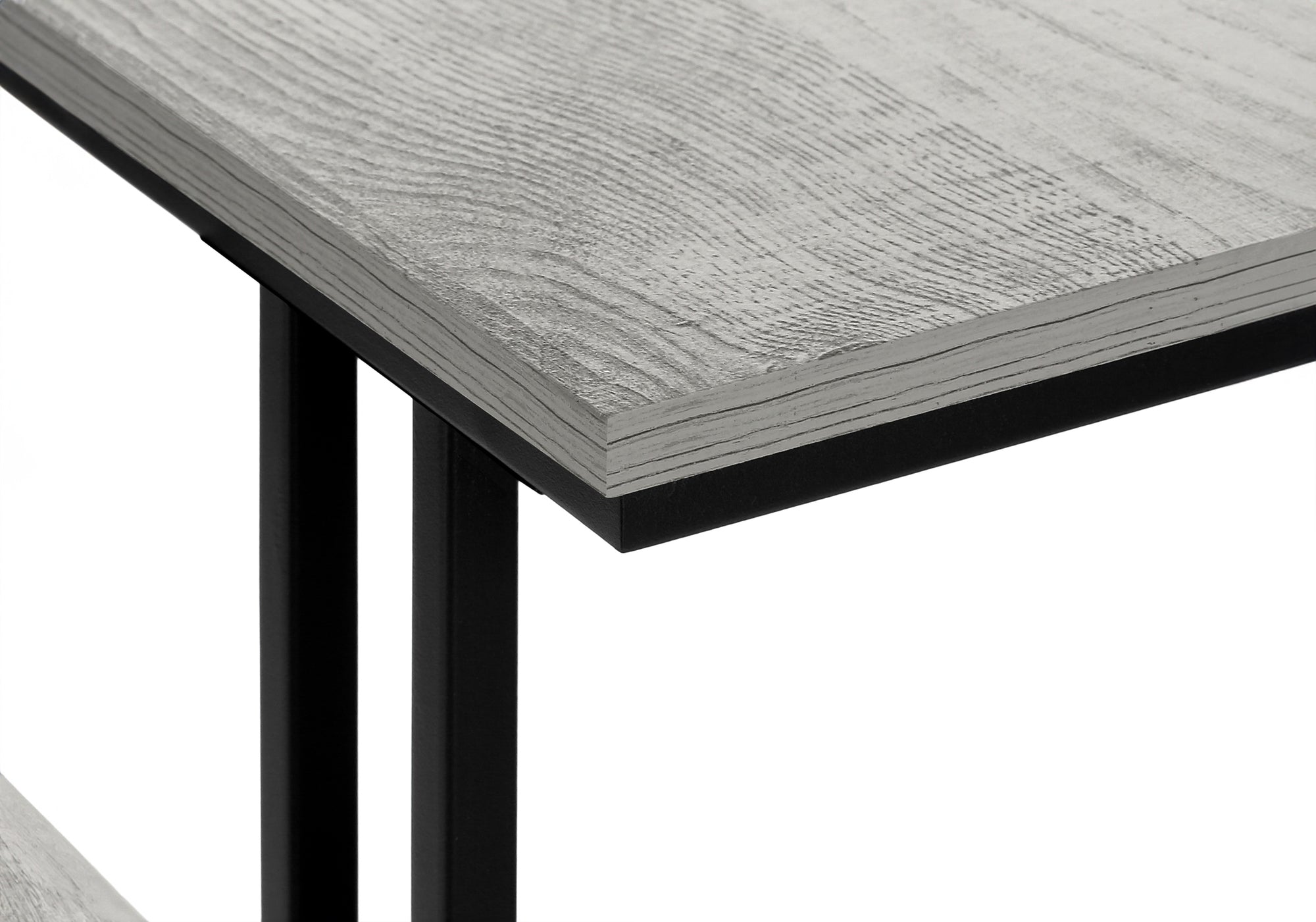 TABLE D'APPOINT - 48"L / CONSOLE D'ENTREE GRIS / NOIR – I 3576.