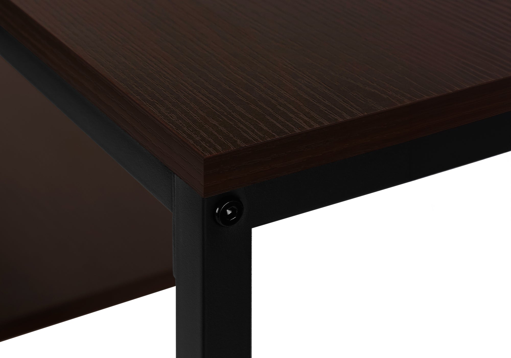 TABLE D'APPOINT - 48"L / CONSOLE D'ENTREE ESPRESSO / NOIR – I 3582.