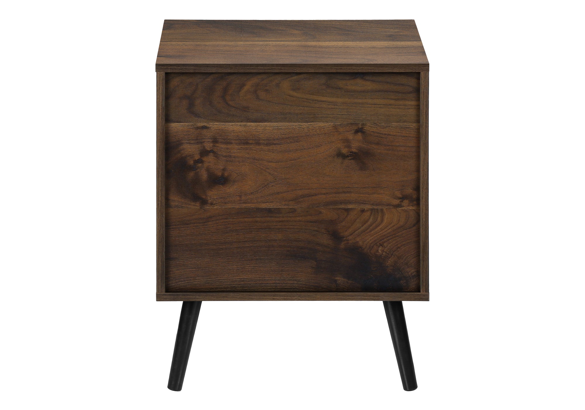 TABLE DE CHEVET - 24"H / NOYER AVEC 2 TIROIRS – I 3607.