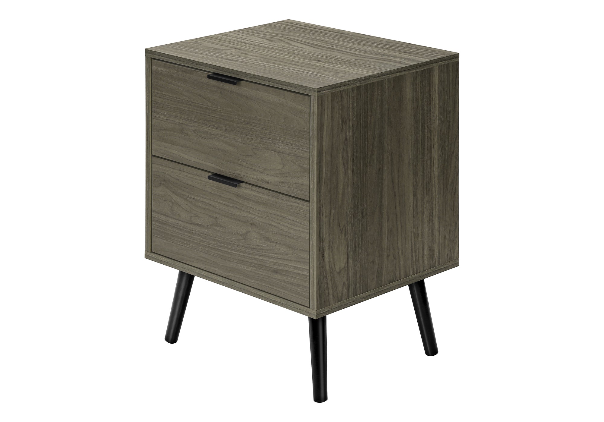 TABLE D'APPOINT - 24"H / GRIS AVEC 2 TIROIRS – I 3608