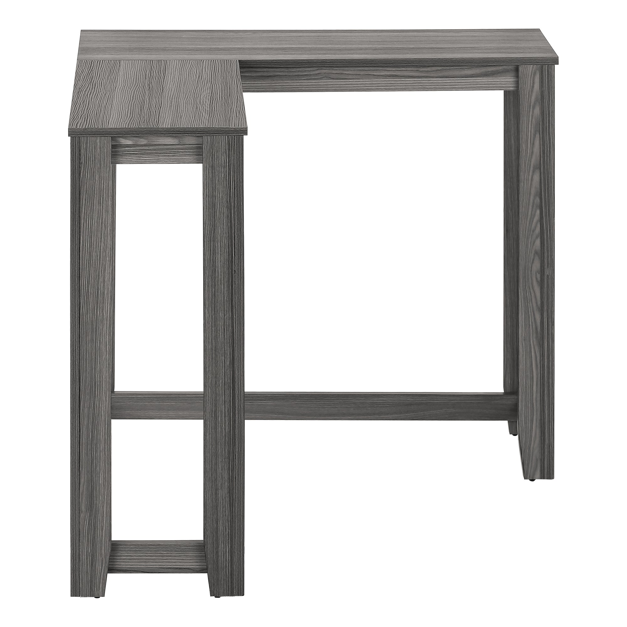 TABLE D'APPOINT - 48"L / CONSOLE DE COIN GRIS – I 3658.
