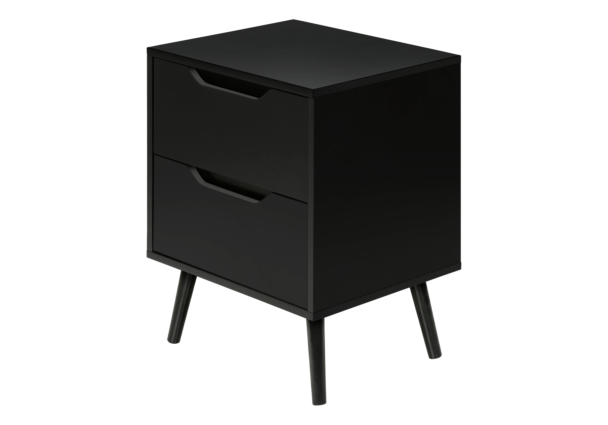 TABLE D'APPOINT - 24"H / NOIR AVEC 2 TIROIRS – I 3689