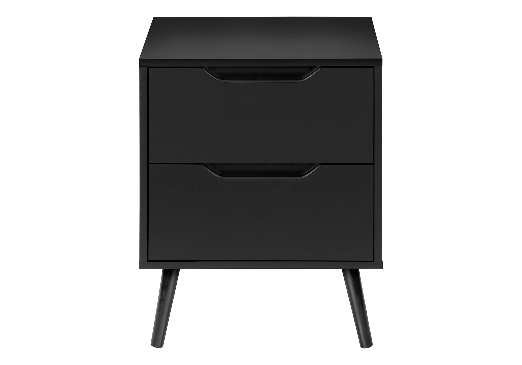 TABLE D'APPOINT - 24"H / NOIR AVEC 2 TIROIRS – I 3689