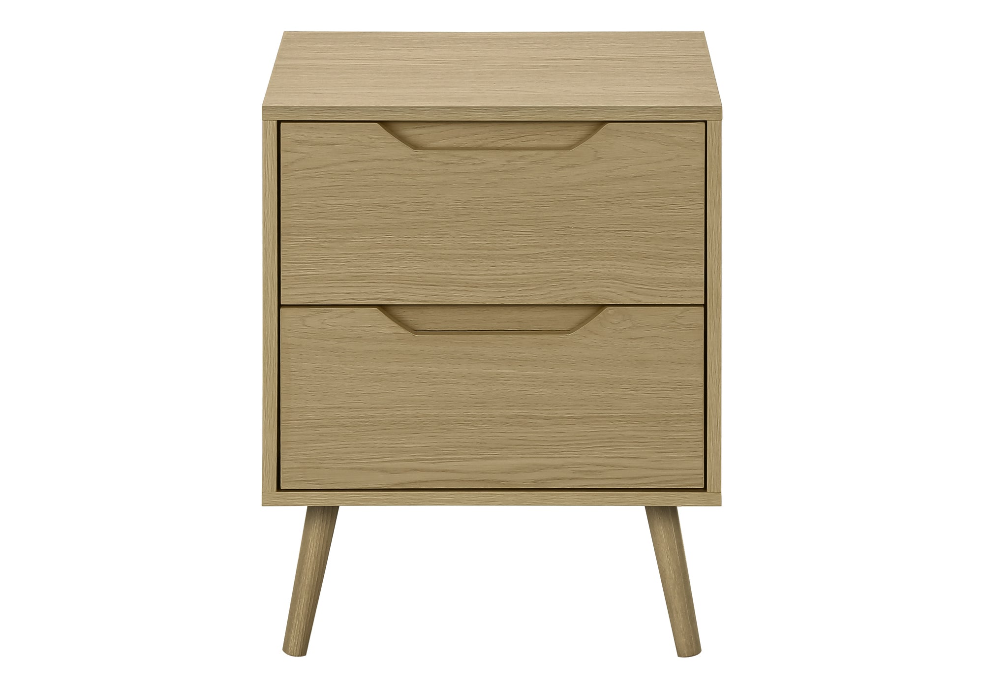 TABLE D'APPOINT - 24"H / NATUREL AVEC 2 TIROIRS – I 3692