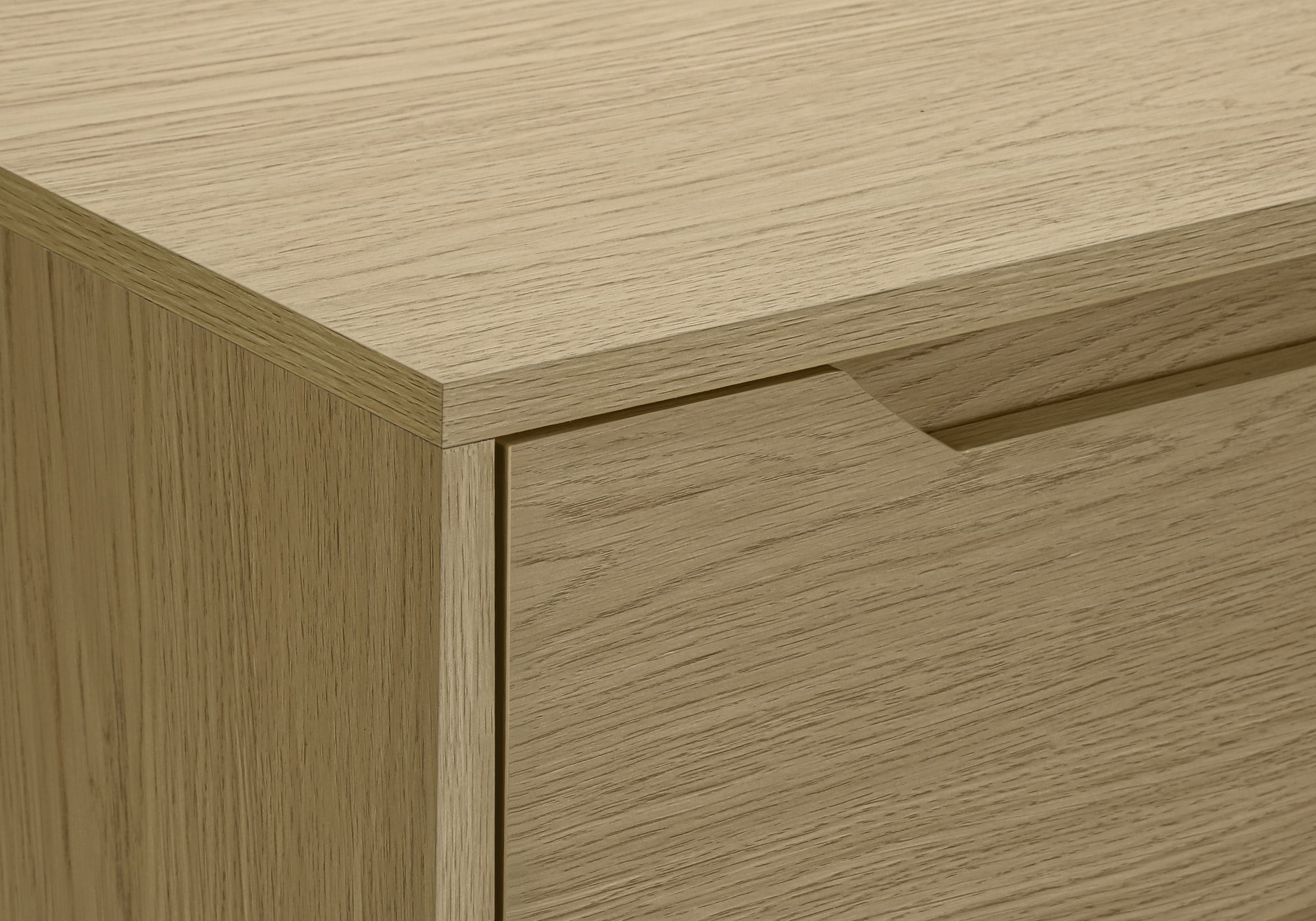 TABLE D'APPOINT - 24"H / NATUREL AVEC 2 TIROIRS – I 3692