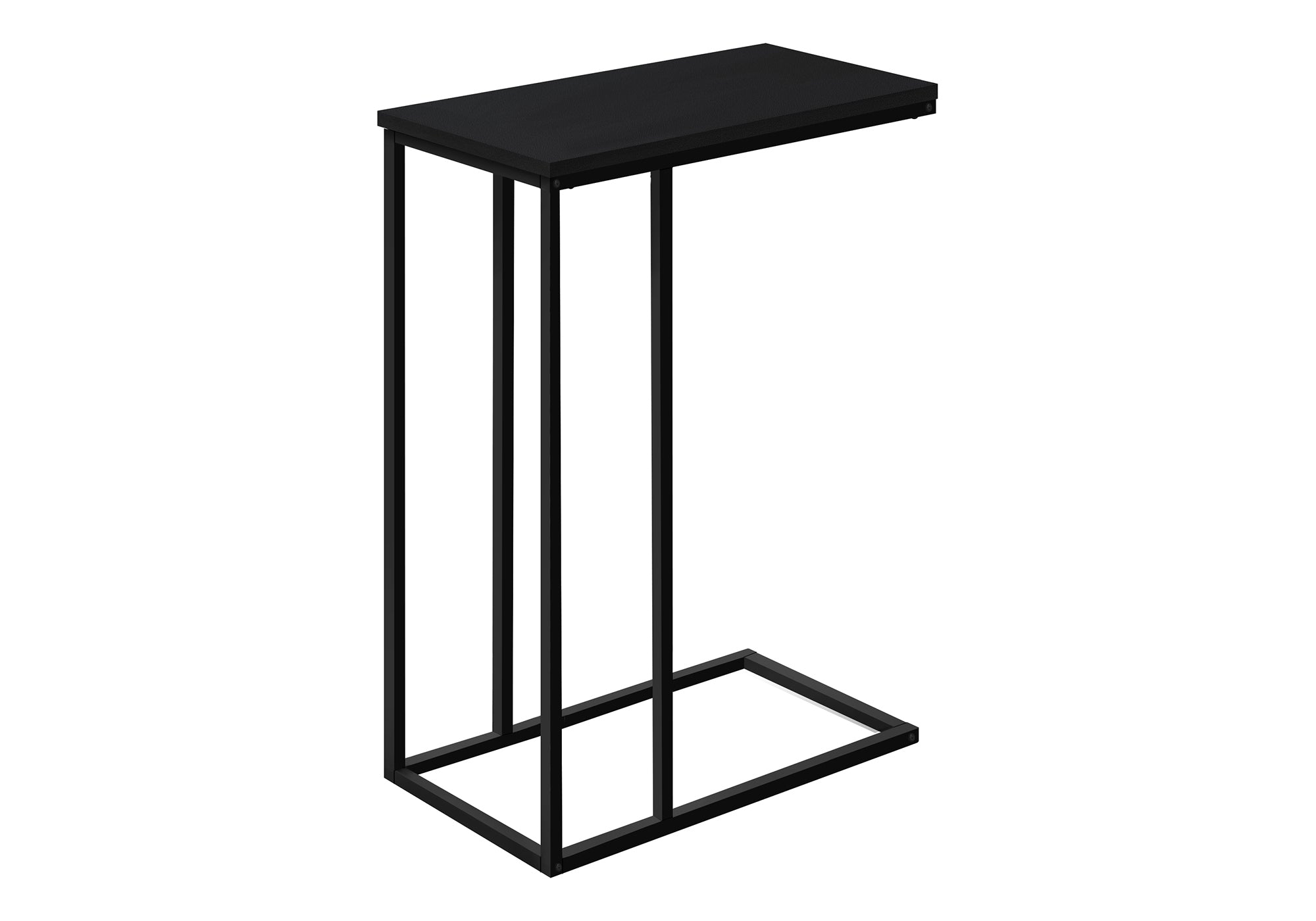 TABLE DE CHEVET - 25"H / NOIR / METAL NOIR – I 3761.