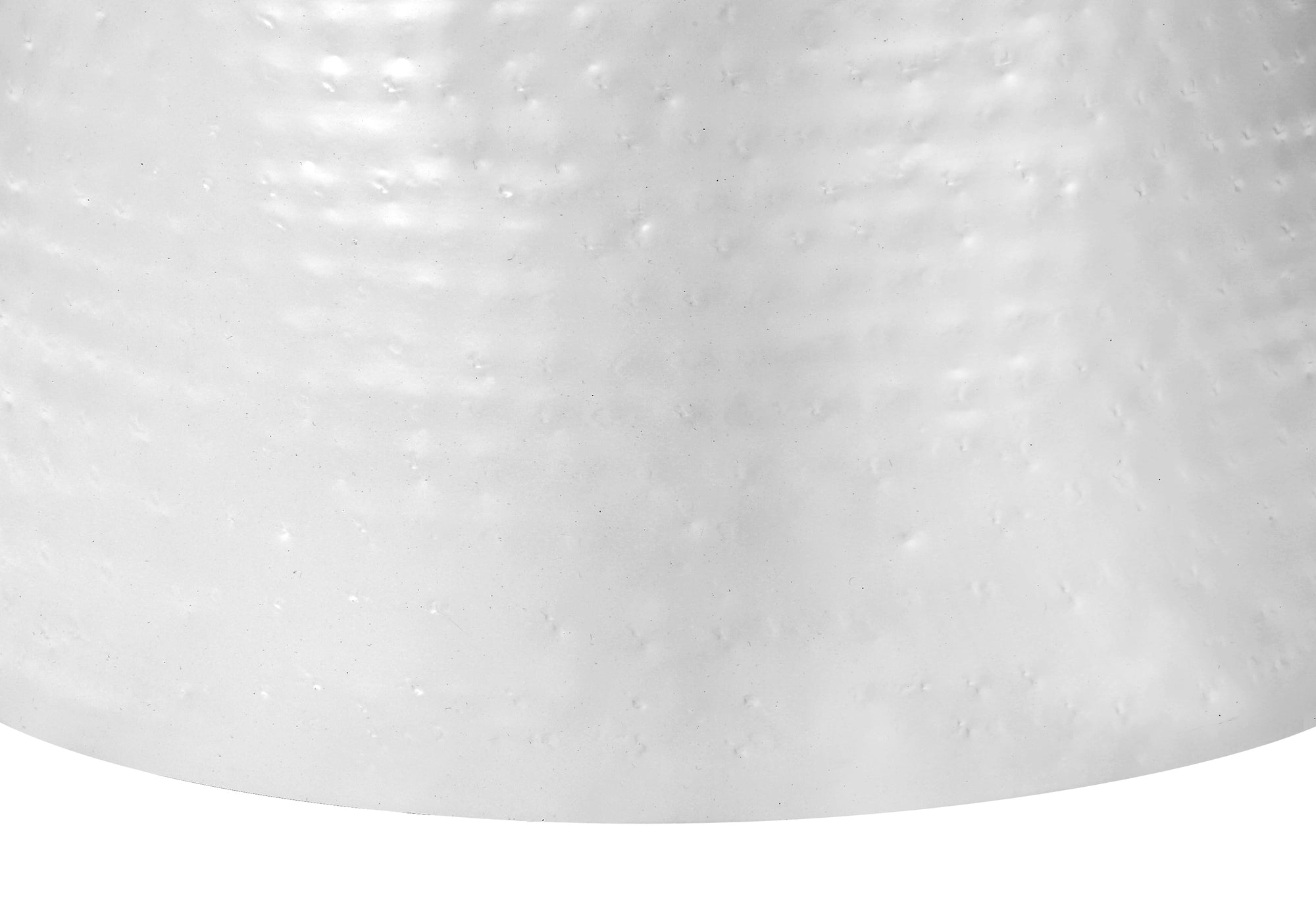 TABLE DE CHEVET - 22"H / TABLE DE BOUT DRUM METAL BLANC – I 3917.