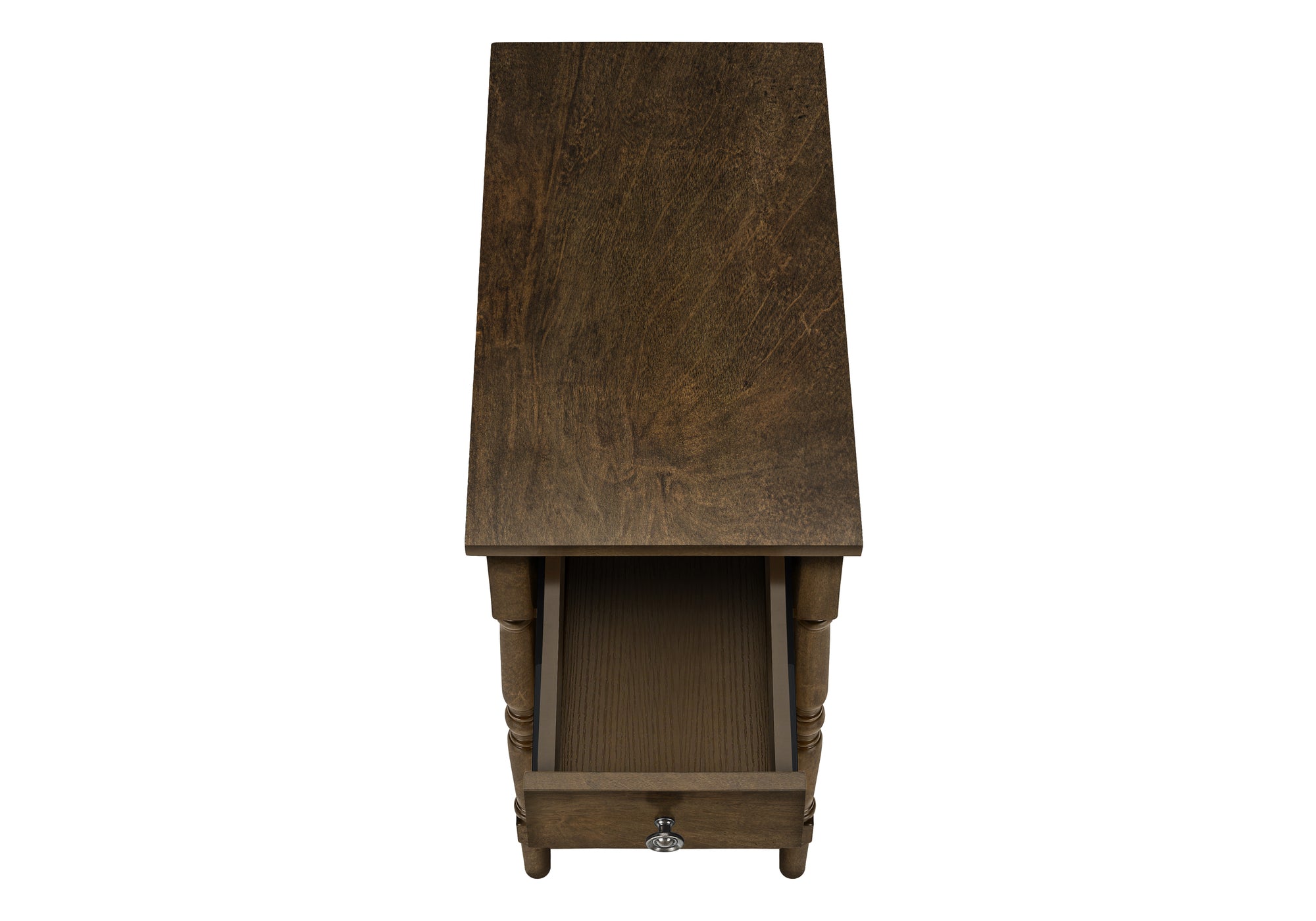 TABLE DE CHEVET - 24"H / BOIS PLAQUE ESPRESSO – I 3957.