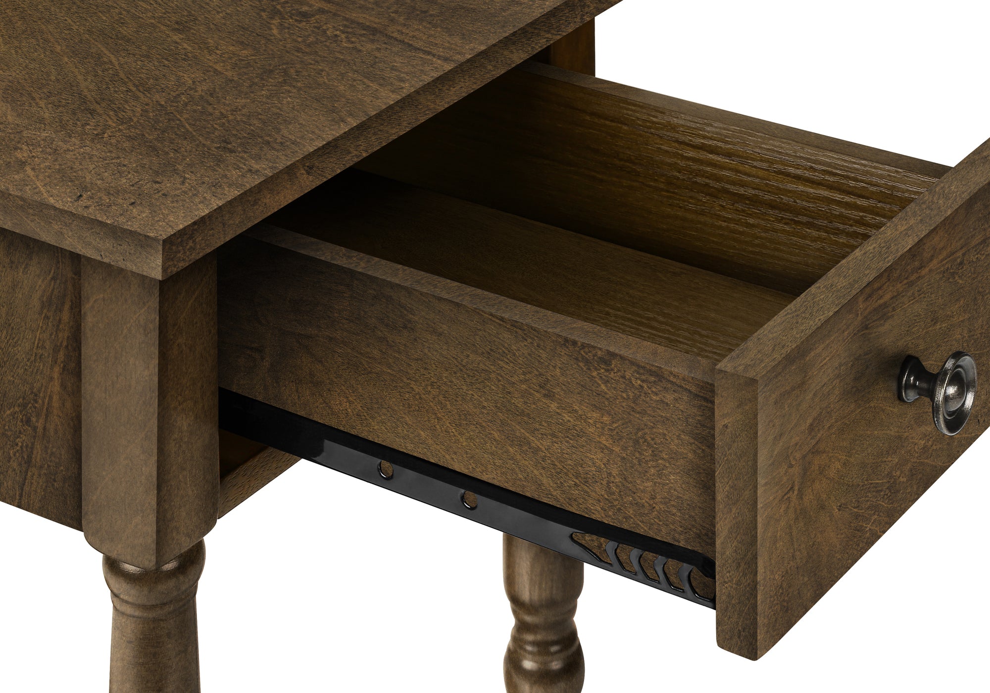 TABLE DE CHEVET - 24"H / BOIS PLAQUE ESPRESSO – I 3957.