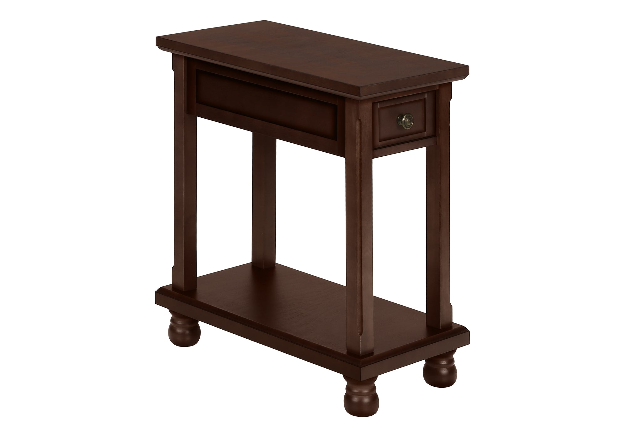 TABLE DE CHEVET - 24"H / BOIS PLAQUE ESPRESSO – I 3967.