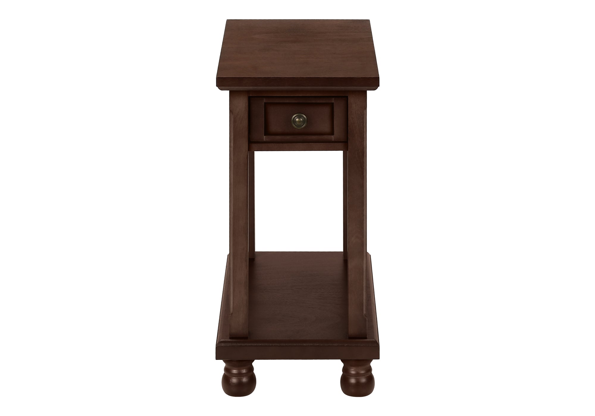 TABLE DE CHEVET - 24"H / BOIS PLAQUE ESPRESSO – I 3967.