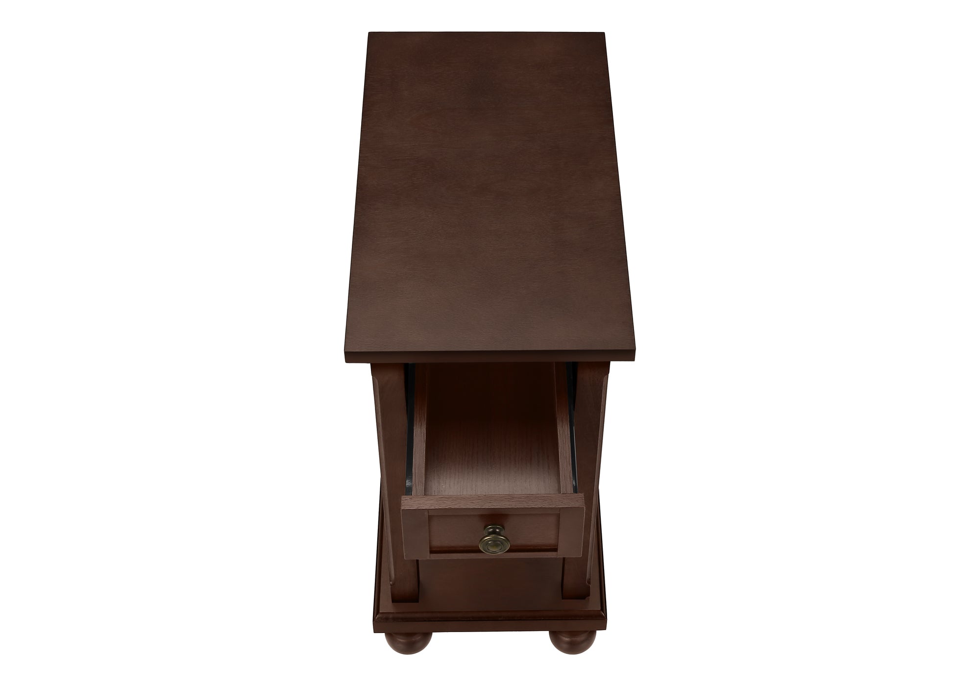 TABLE DE CHEVET - 24"H / BOIS PLAQUE ESPRESSO – I 3967.