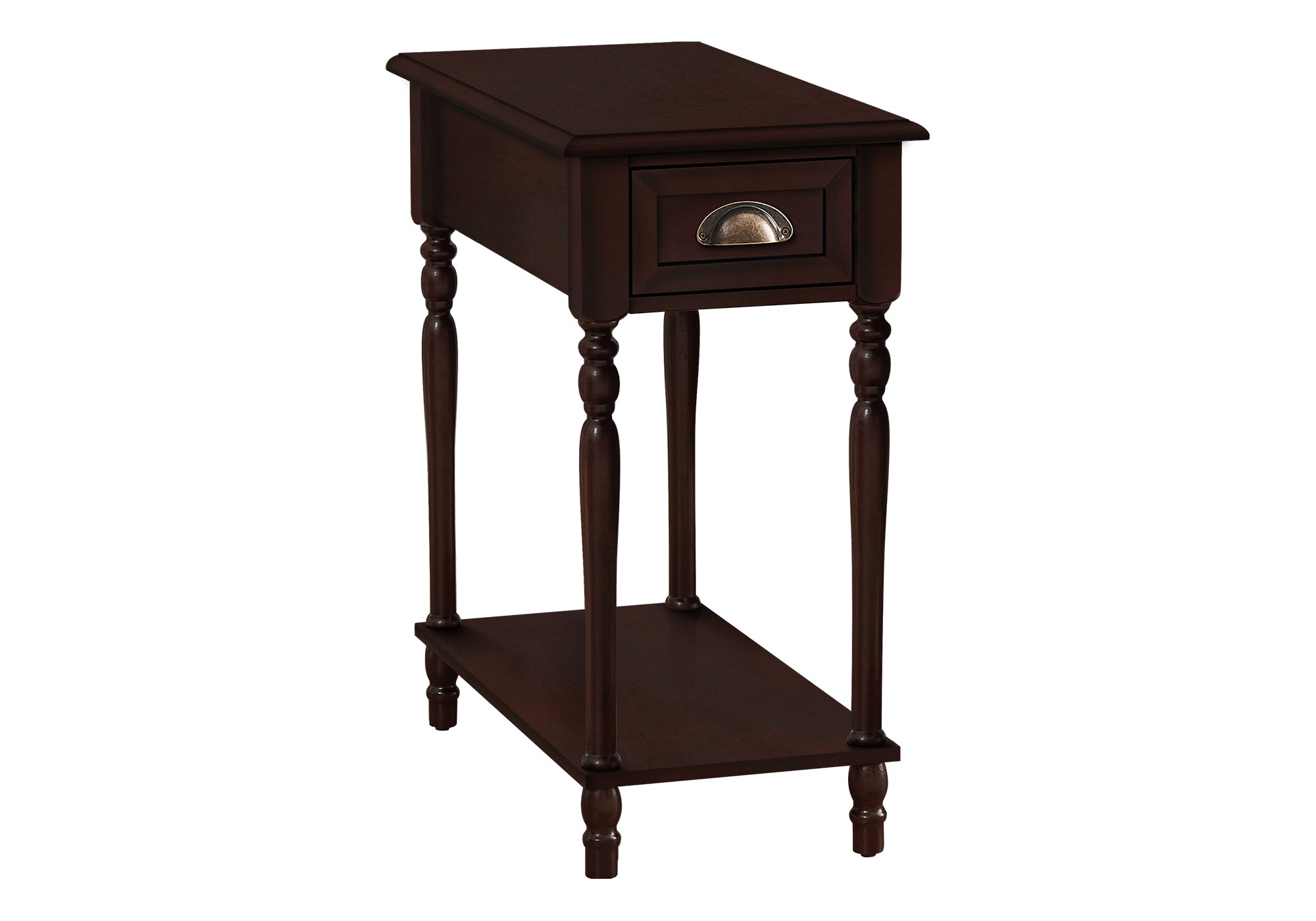TABLE DE CHEVET - 24"H / BOIS PLAQUE CERISE – I 3969.