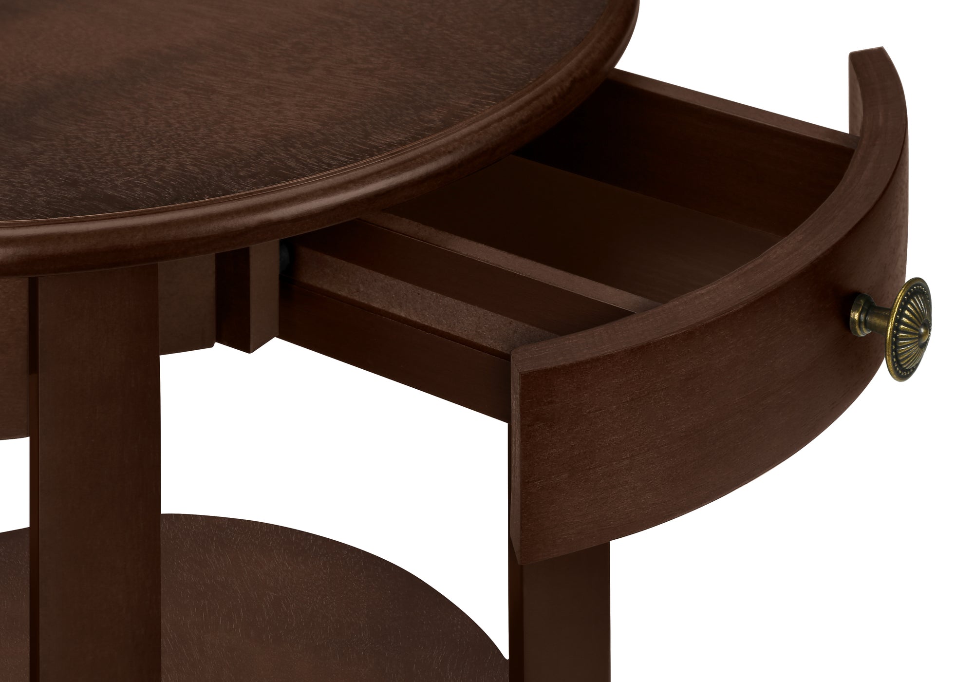 TABLE DE CHEVET - 23"H / BOIS PLAQUE ESPRESSO – I 3975.