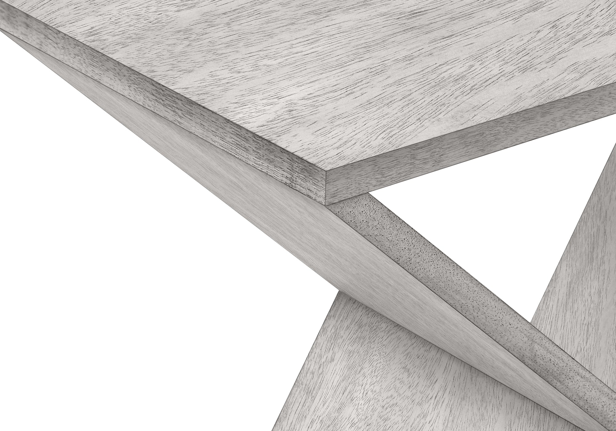 TABLE DE CHEVET - 24"H / BOIS PLAQUE GRIS – I 3980.