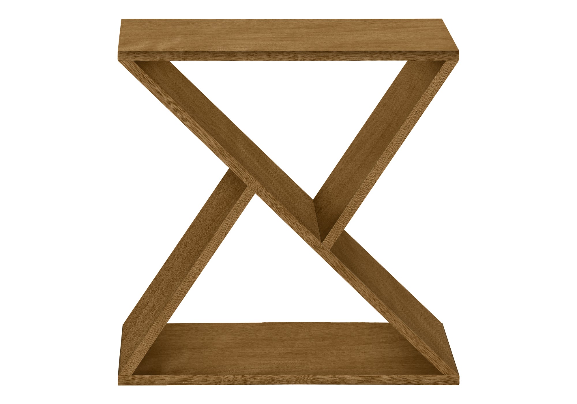TABLE DE CHEVET - 24"H / BOIS PLAQUE TAUPE FONCE – I 3981.