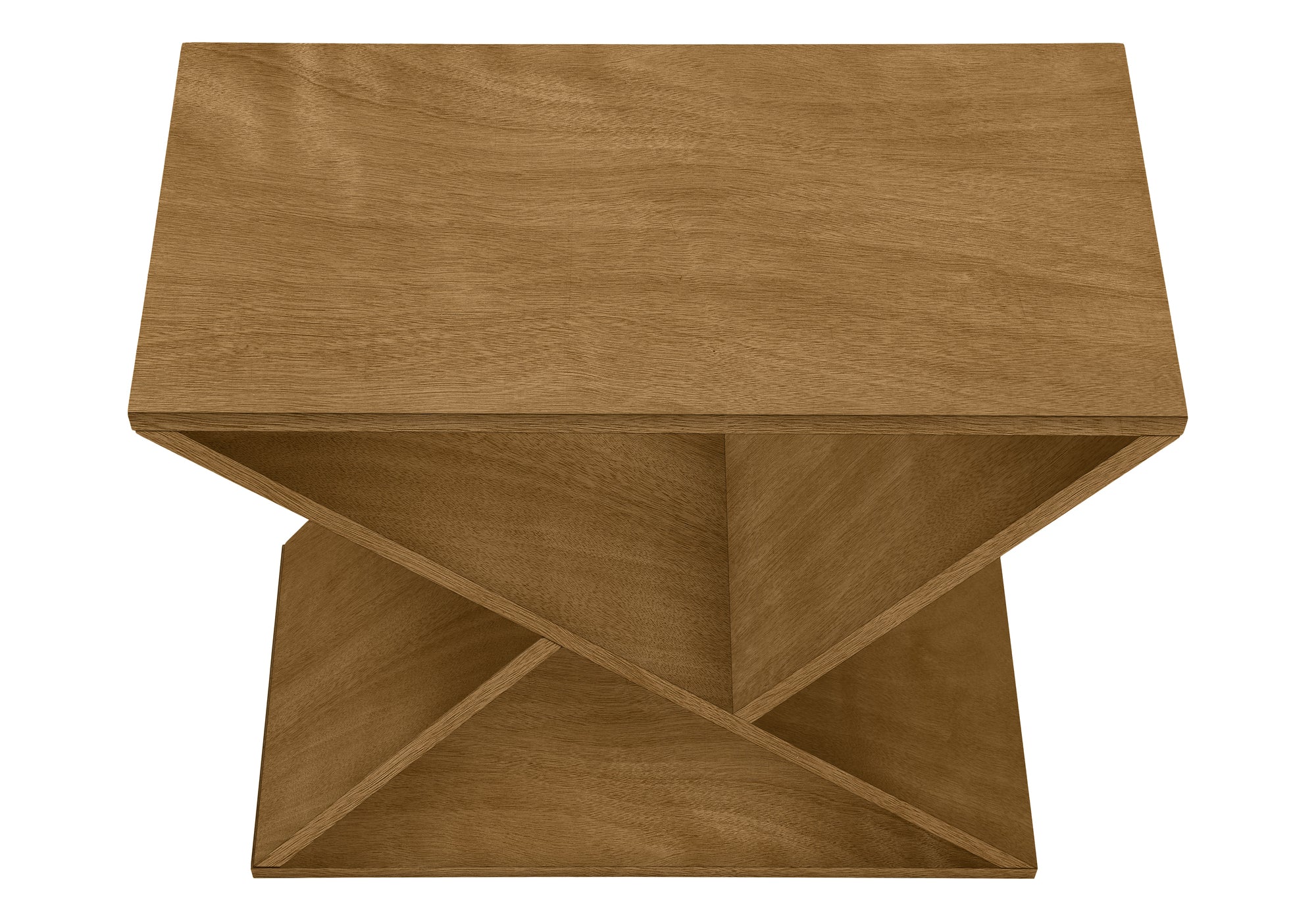 TABLE DE CHEVET - 24"H / BOIS PLAQUE TAUPE FONCE – I 3981.