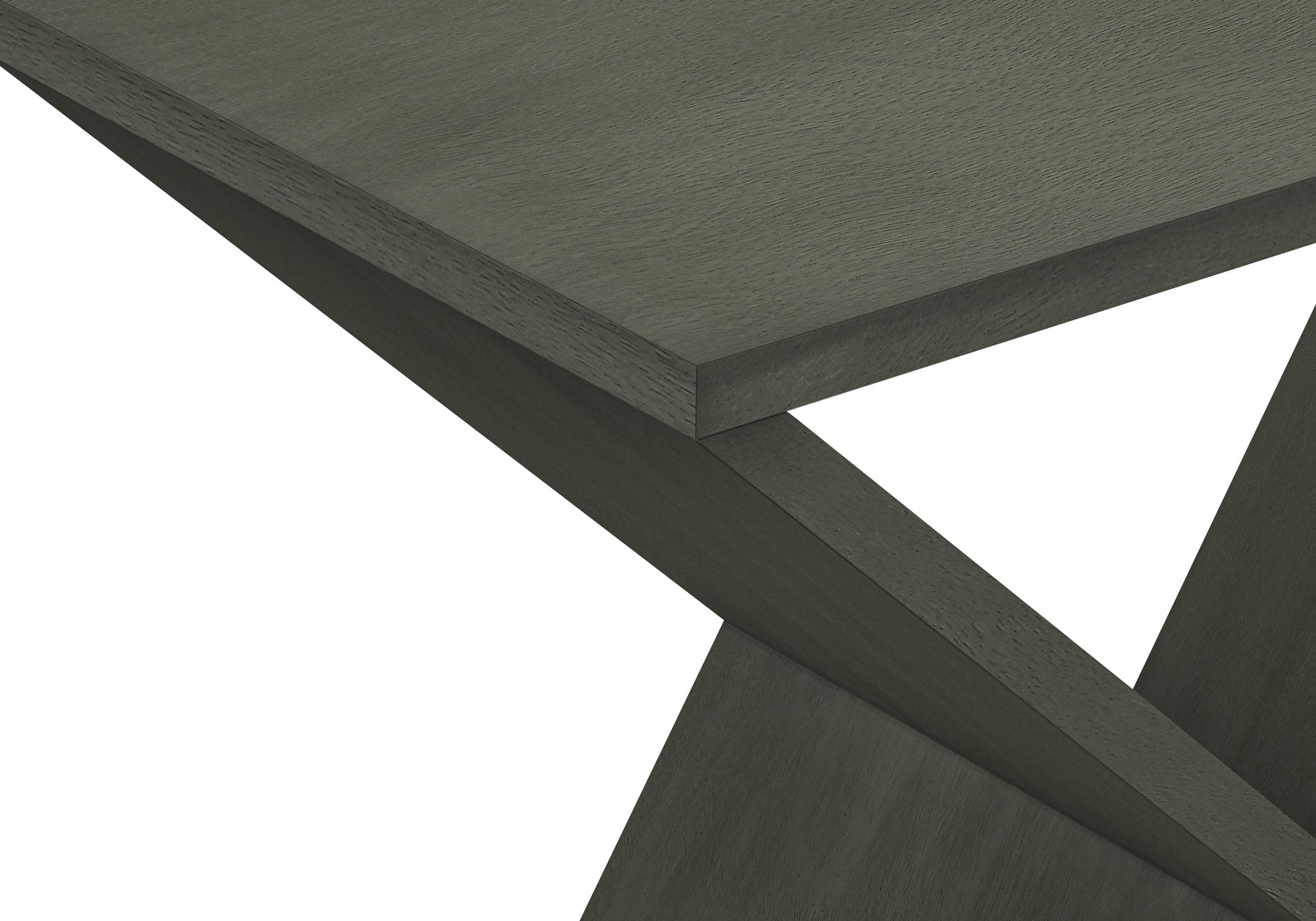 TABLE DE CHEVET - 24"H / BOIS PLAQUE VERT FONCE – I 3982.
