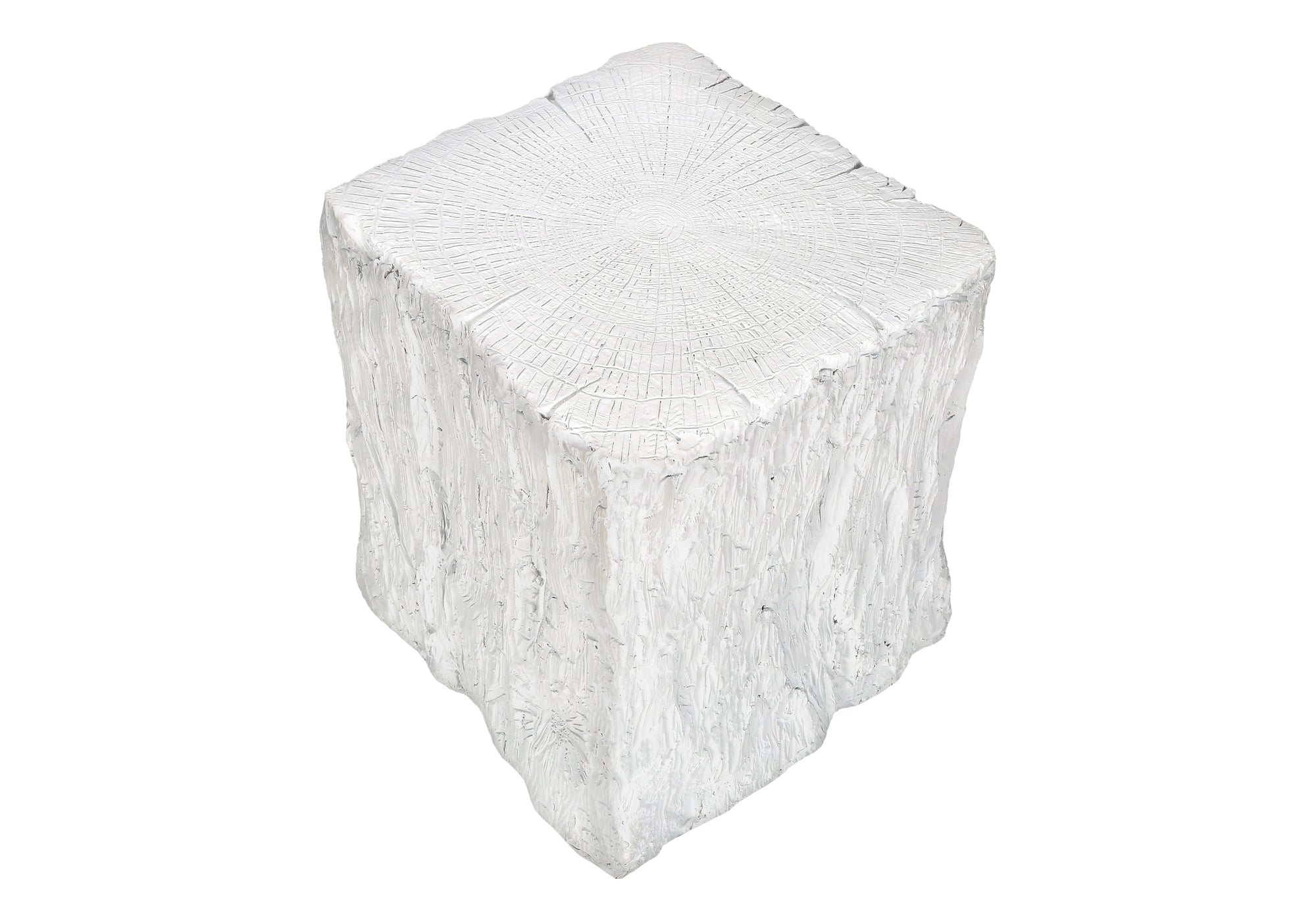 TABLE D'APPOINT - 25"H / INTERIEUR OU EXTERIEUR BLANC – I 4111