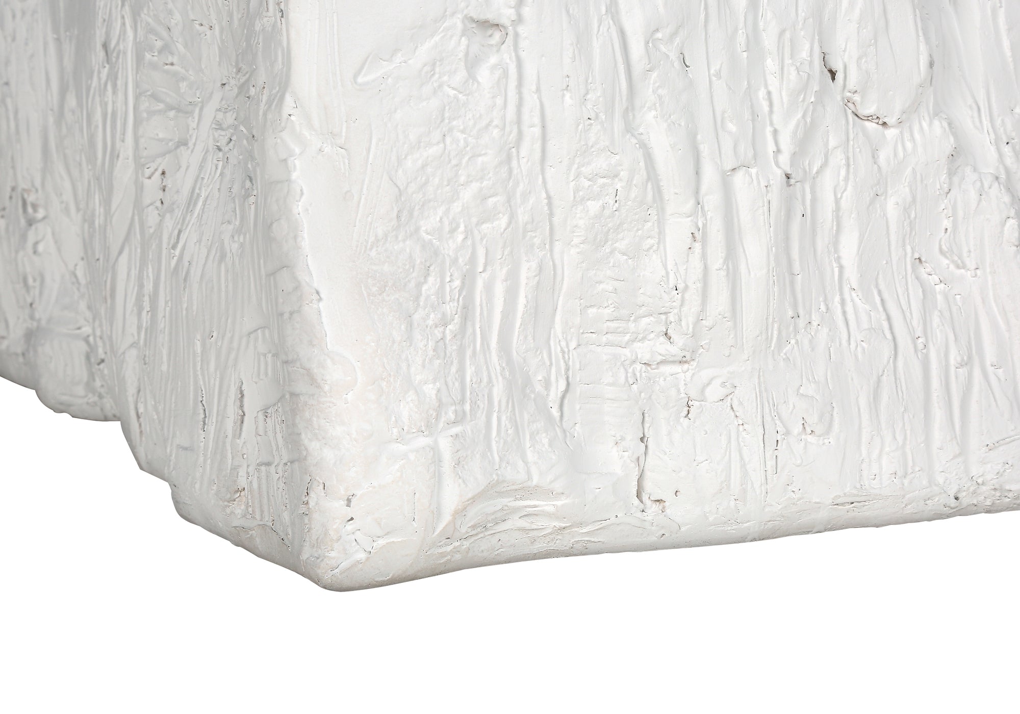 TABLE D'APPOINT - 25"H / INTERIEUR OU EXTERIEUR BLANC – I 4111