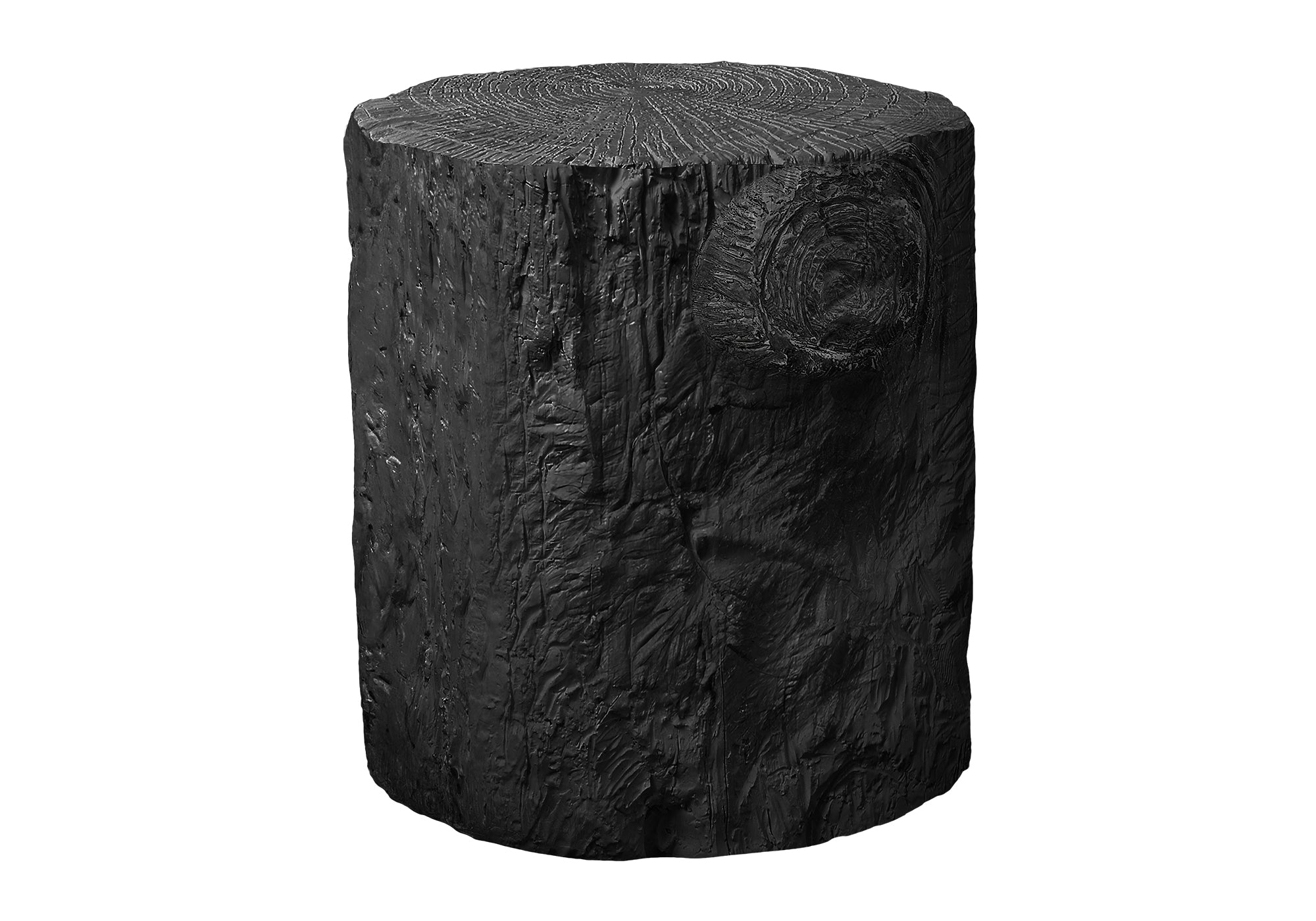 TABLE D'APPOINT - 25"H / INTERIEUR OU EXTERIEUR NOIR – I 4122
