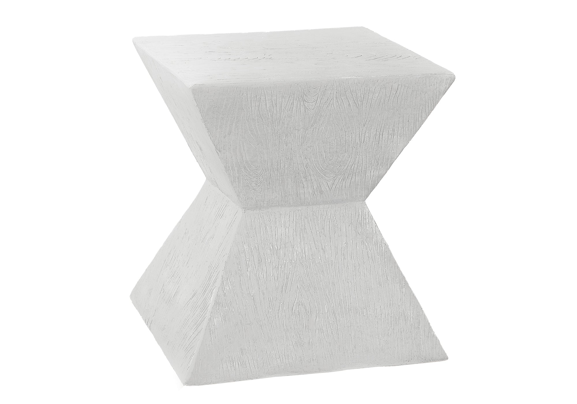 TABLE D'APPOINT - 25"H / INTERIEUR OU EXTERIEUR BLANC – I 4126
