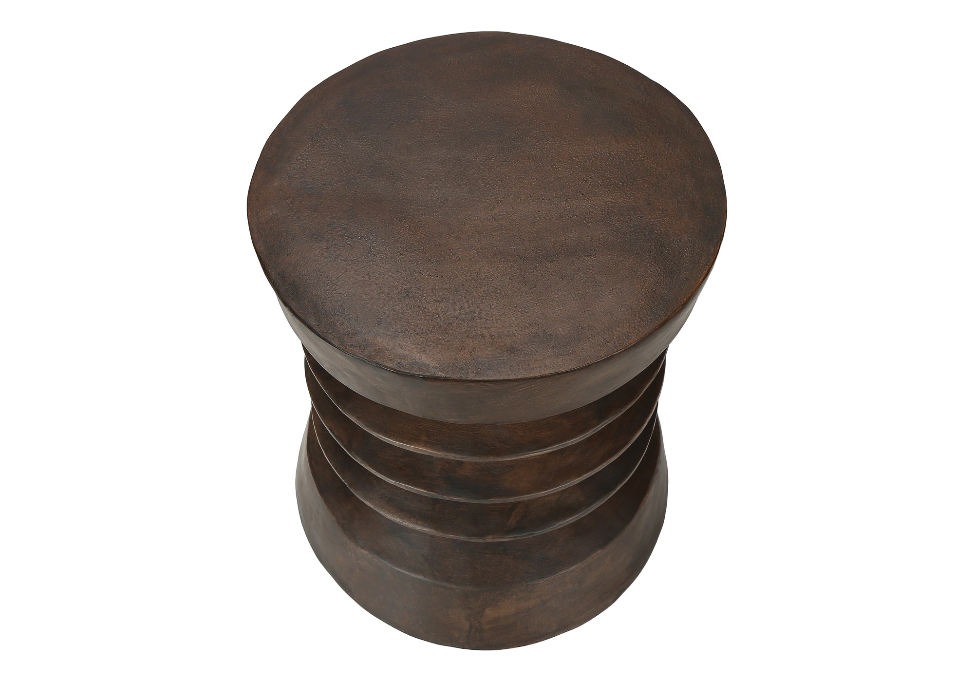 TABLE D'APPOINT - 25"H / INTERIEUR OU EXTERIEUR NOYER – I 4155
