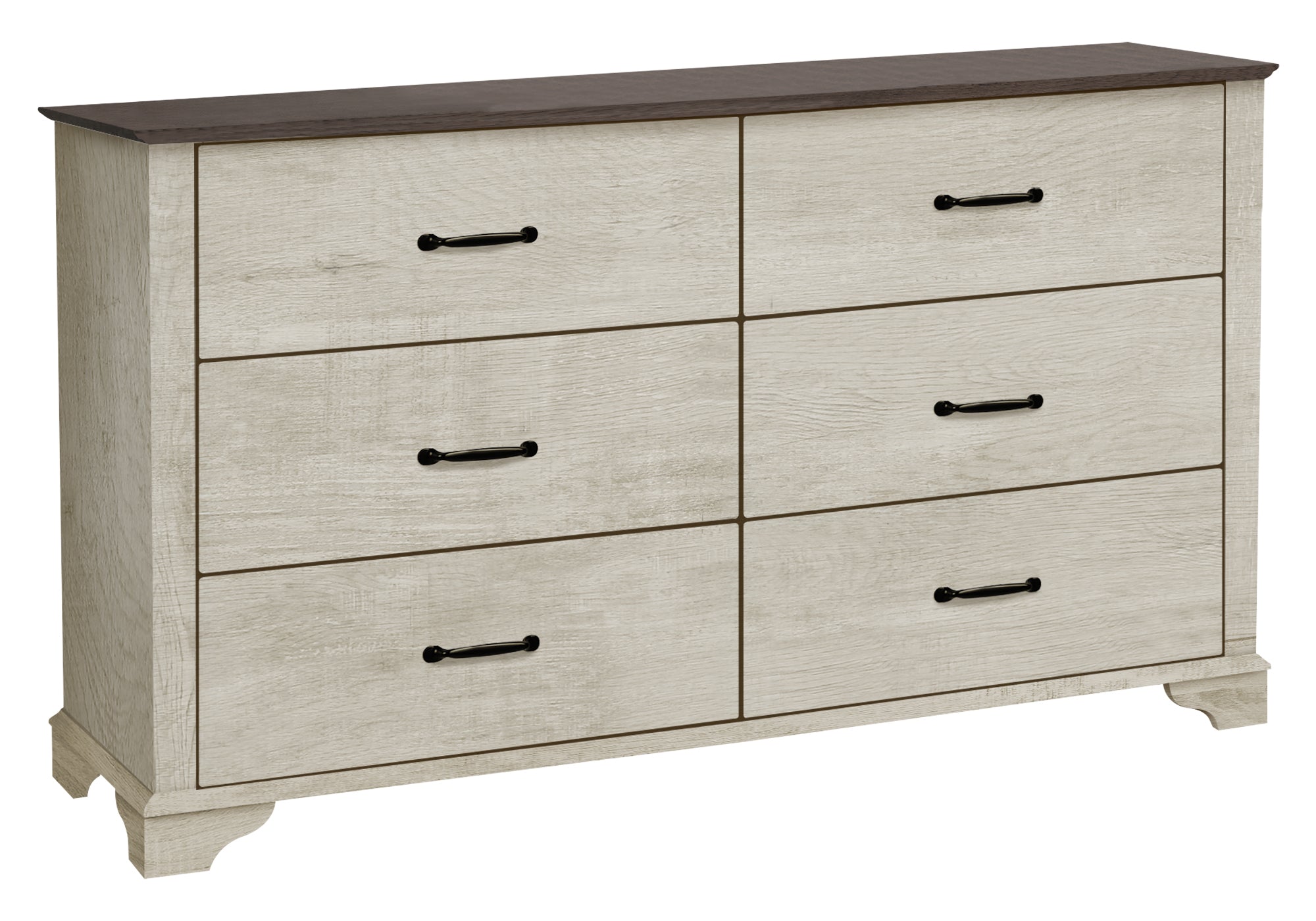 CHAMBRE A COUCHER - COMMODE 6 TIROIRS / CHENE BLANCHI – I 5261