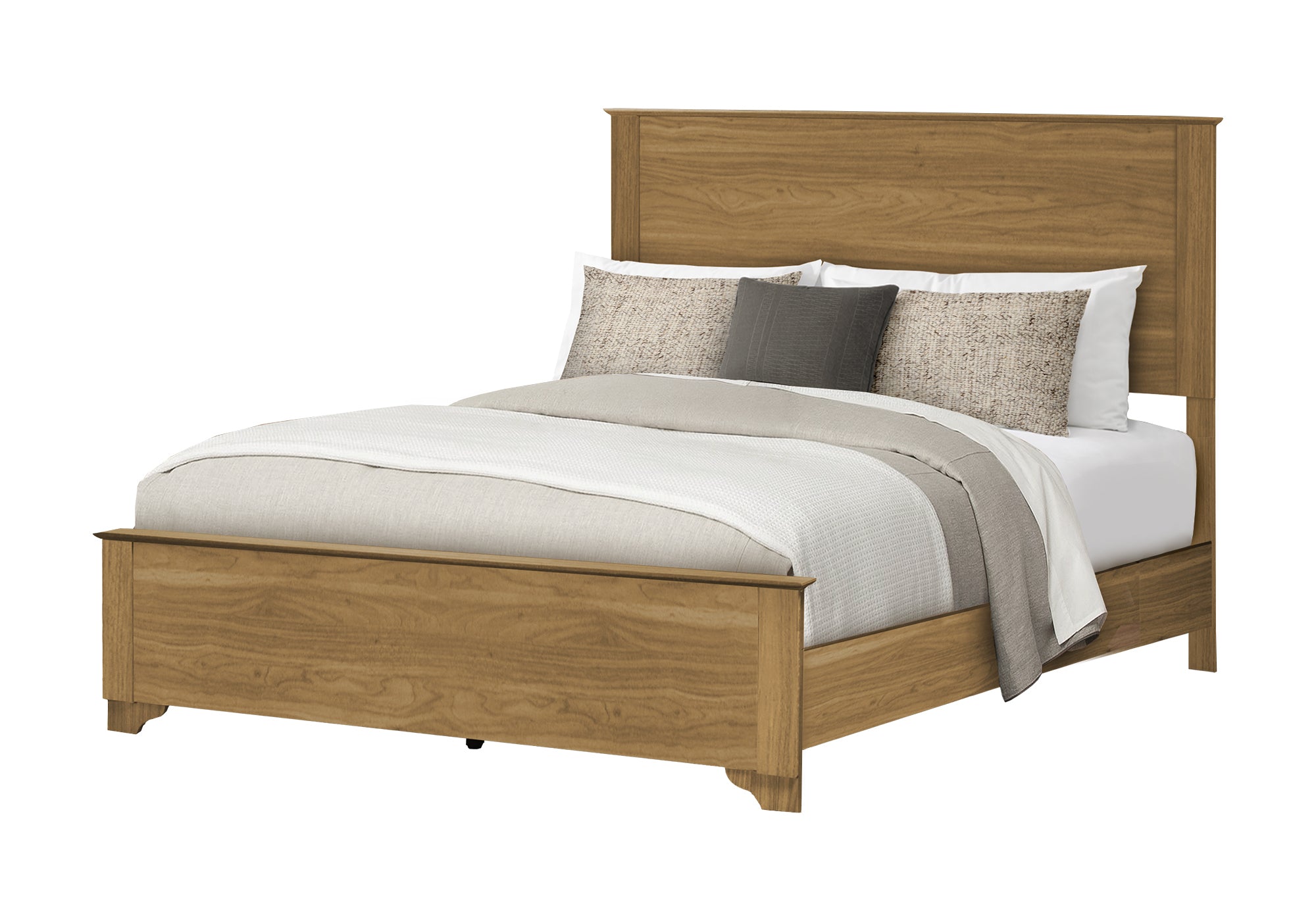 CHAMBRE A COUCHER - LIT QUEEN / FINI CHENE MOYEN – I 5265Q