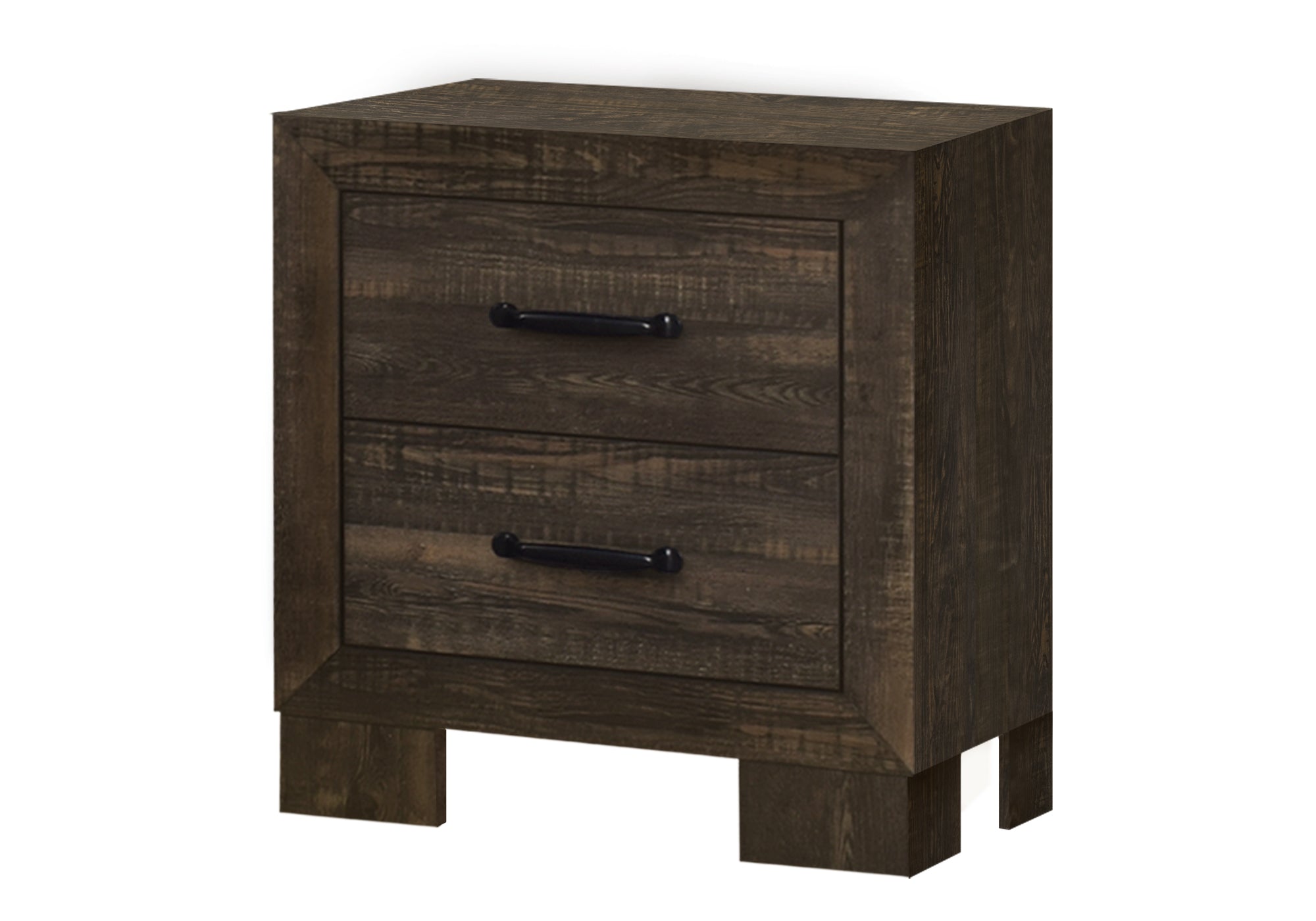 CHAMBRE A COUCHER - TABLE DE CHEVET 2 TIROIRS / CHENE – I 5273