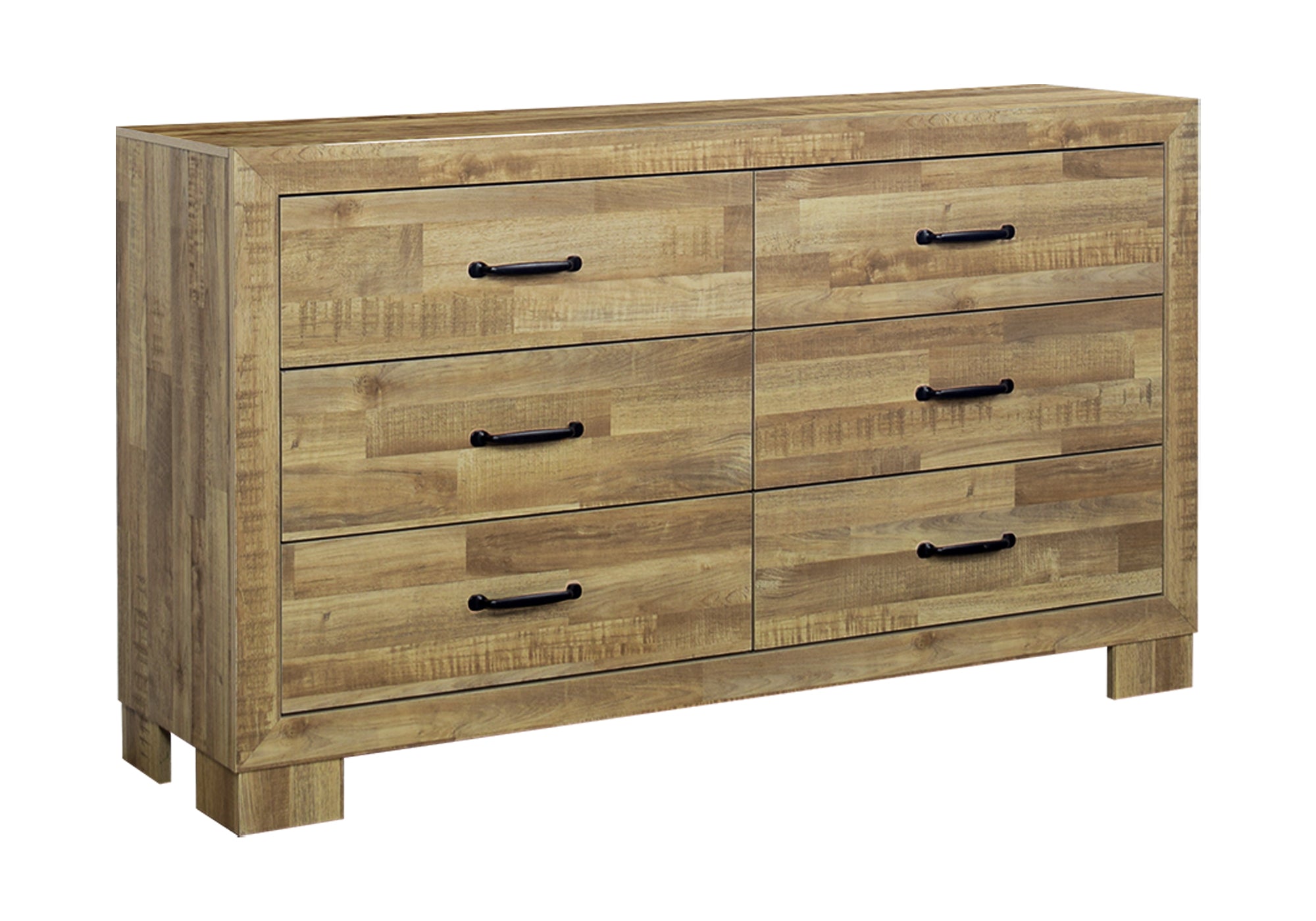 CHAMBRE A COUCHER - COMMODE 6 TIROIRS / CHENE MOYEN – I 5276