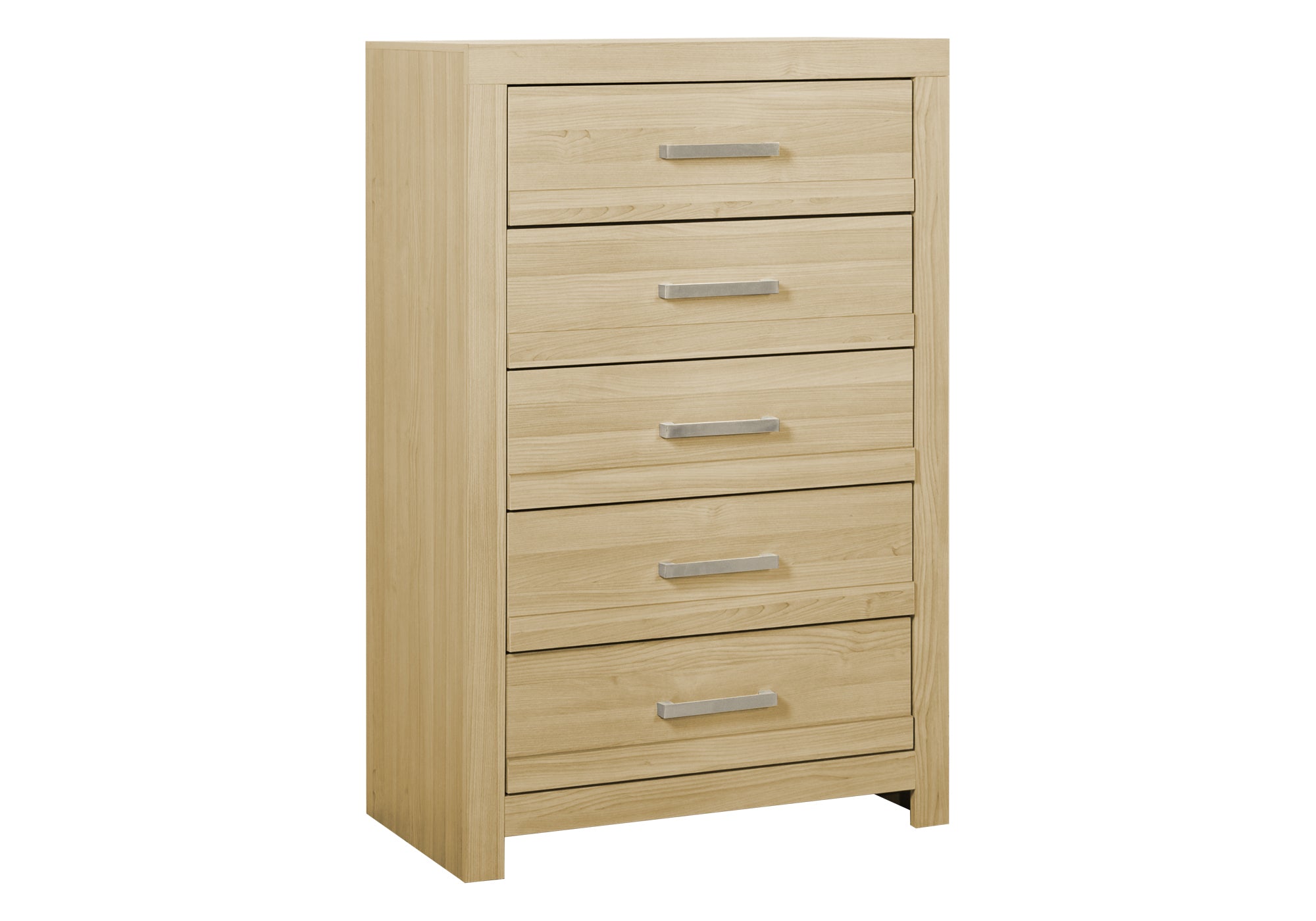 CHAMBRE A COUCHER - COMMODE 5 TIROIRS / FINI NATUREL – I 5289